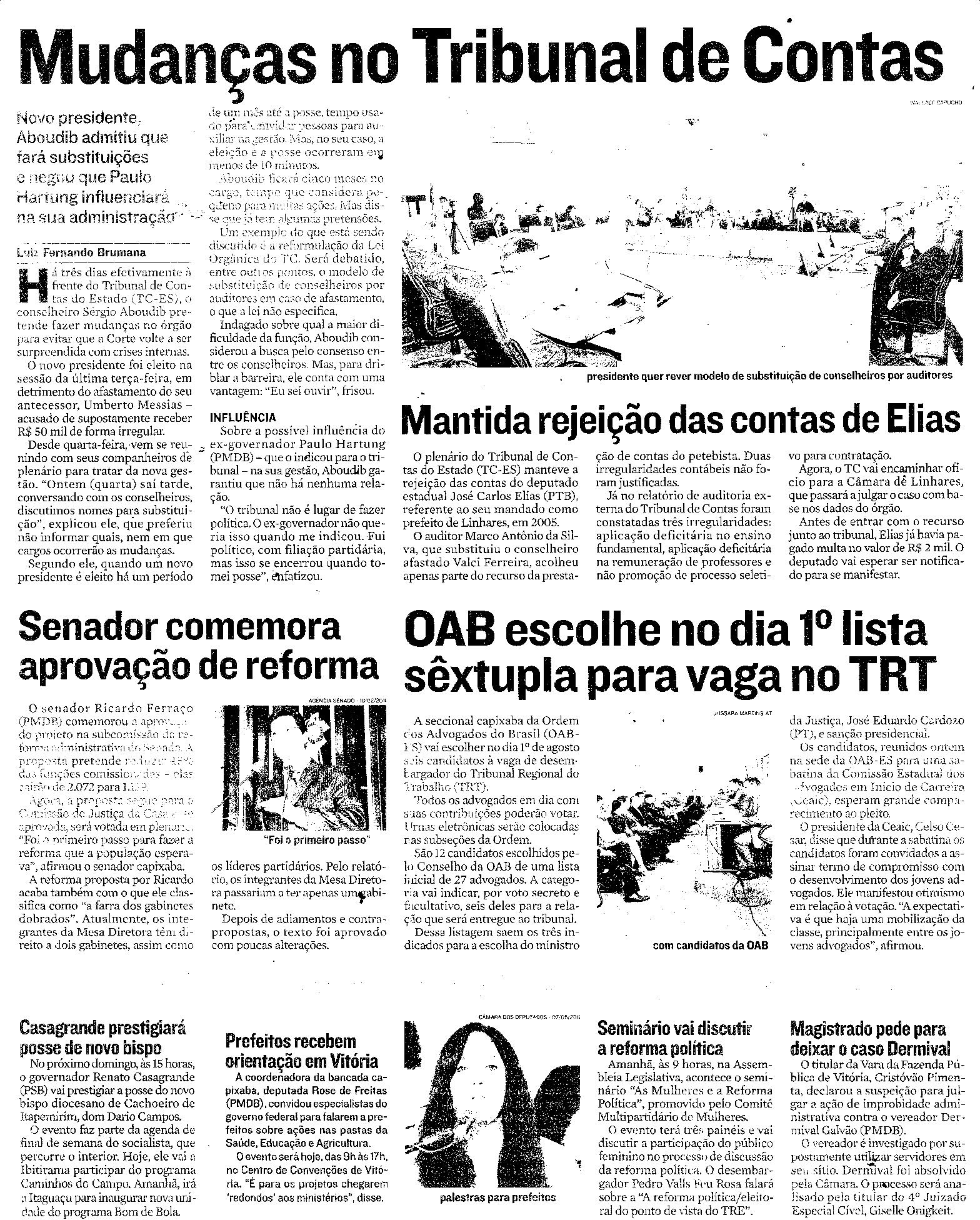 Mudanças no tribunal de contas Mudanças no tribunal de contas