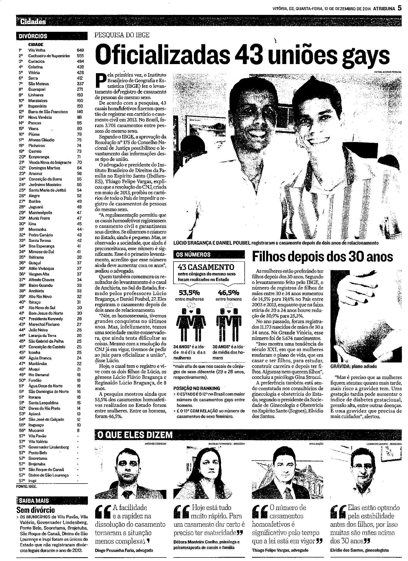 Cidades - Divórcios