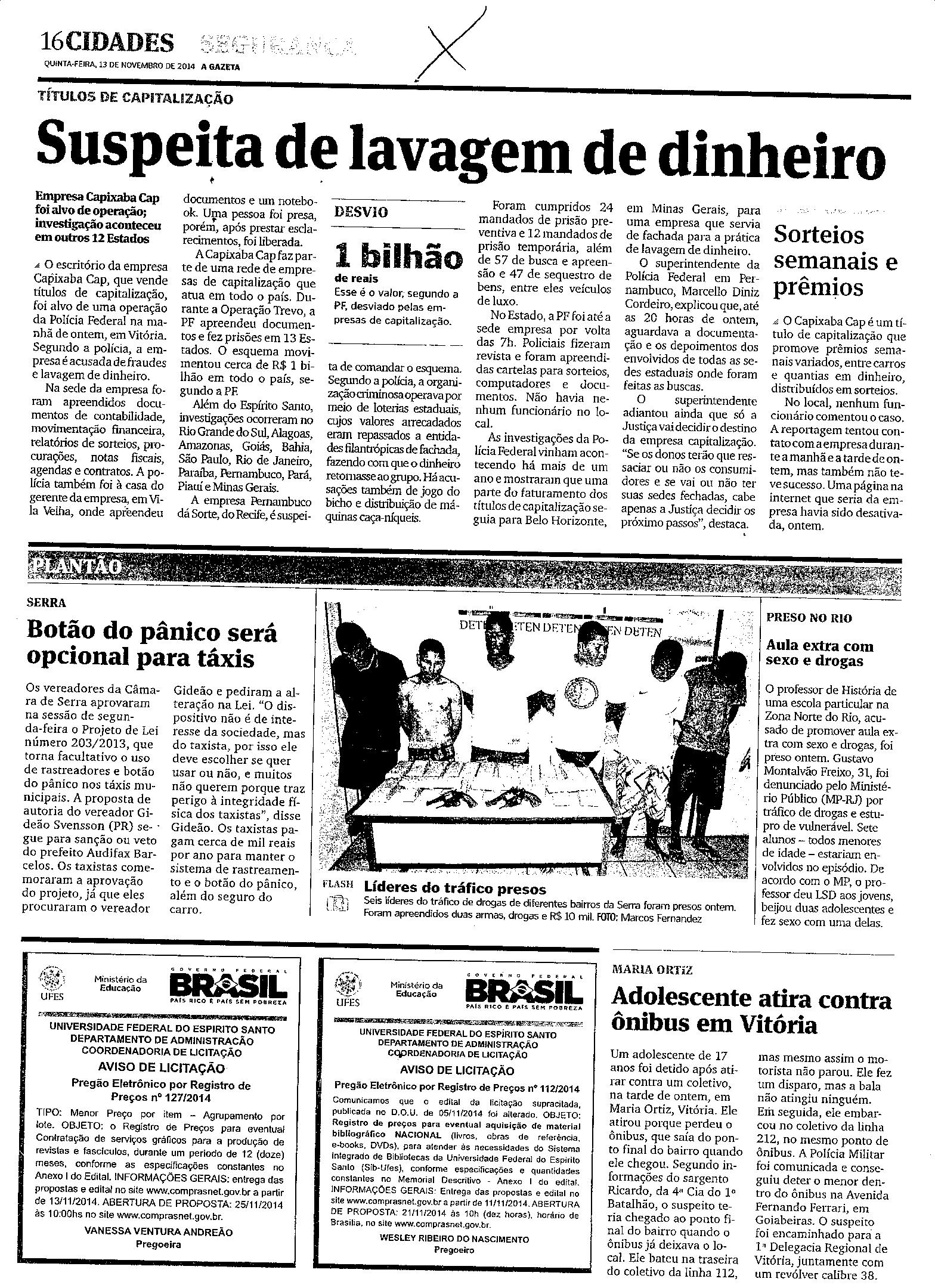 Botão do pânico será opcional para taxis
