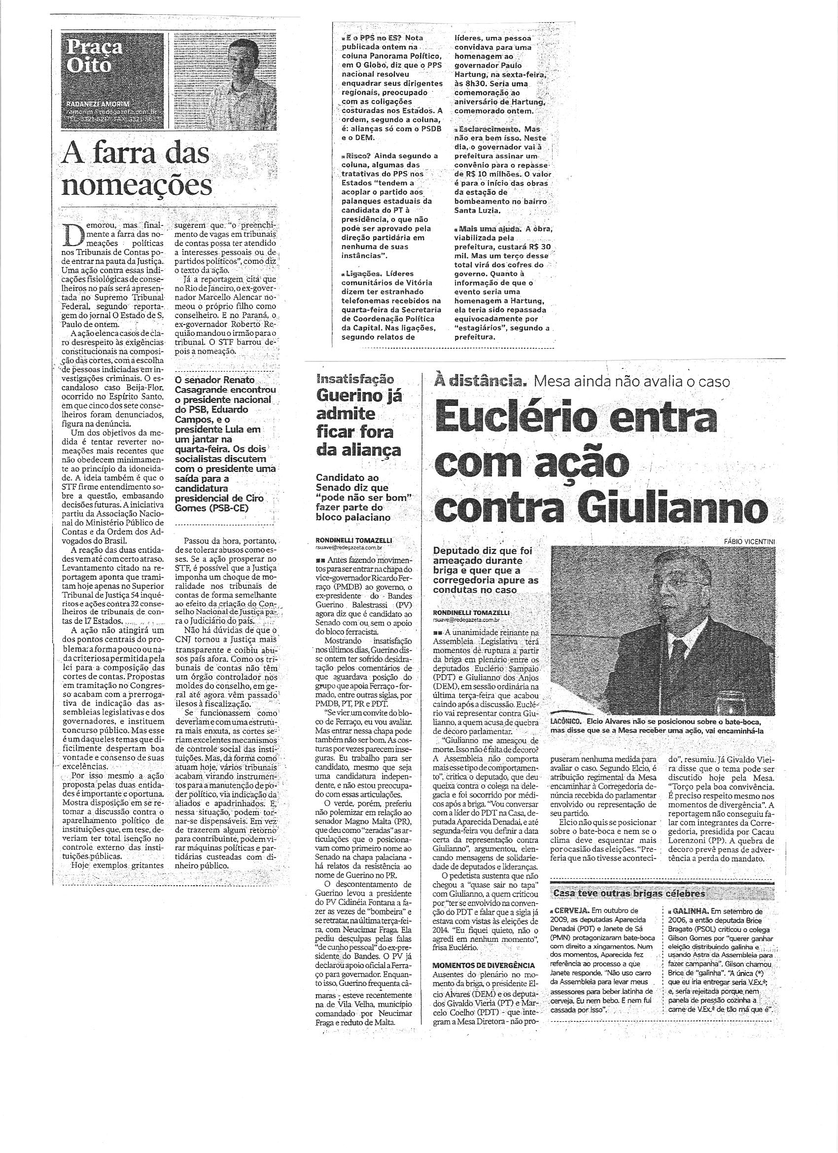 Política - A farra das nomeações