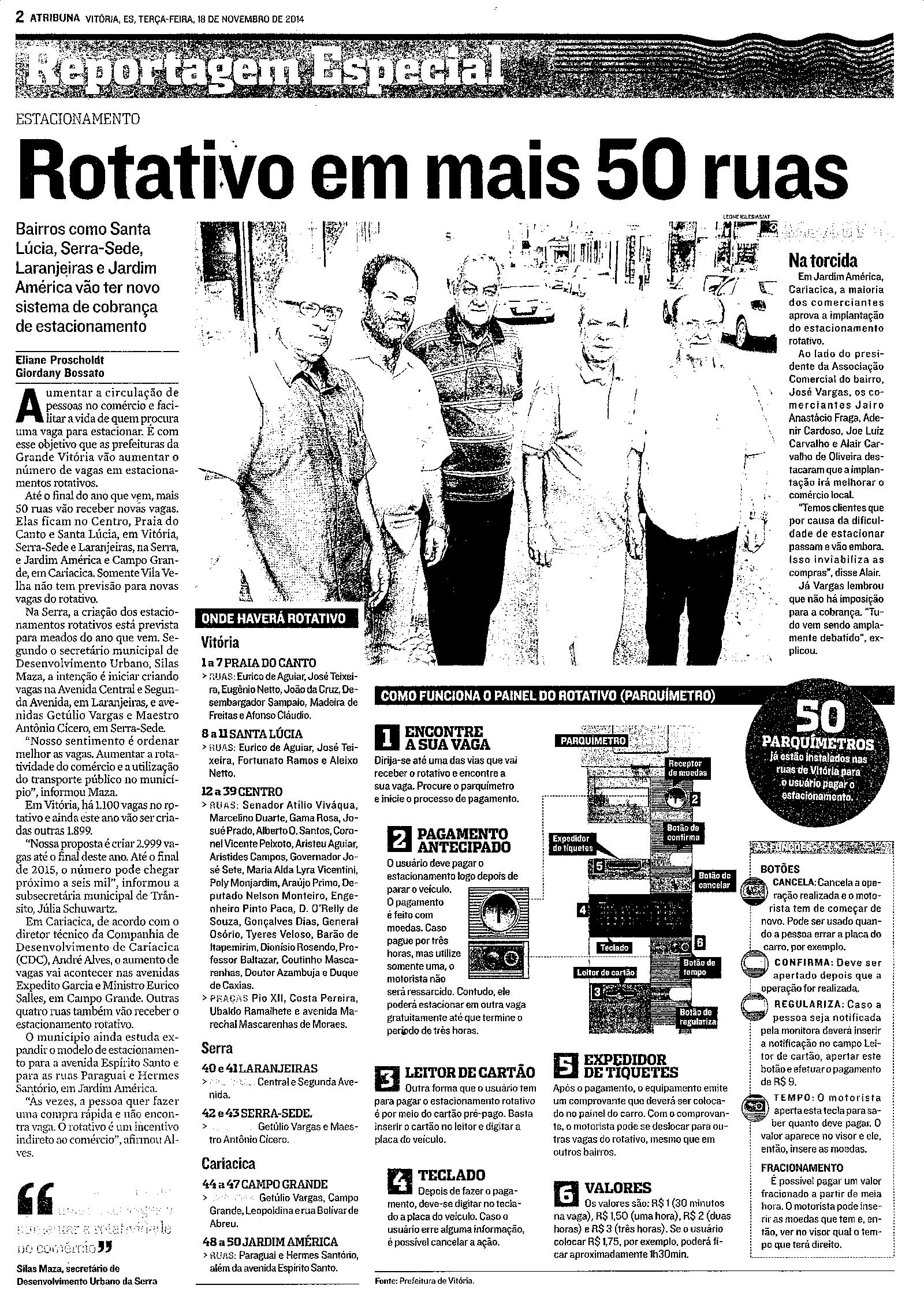 Rotativo em mais 50 ruas