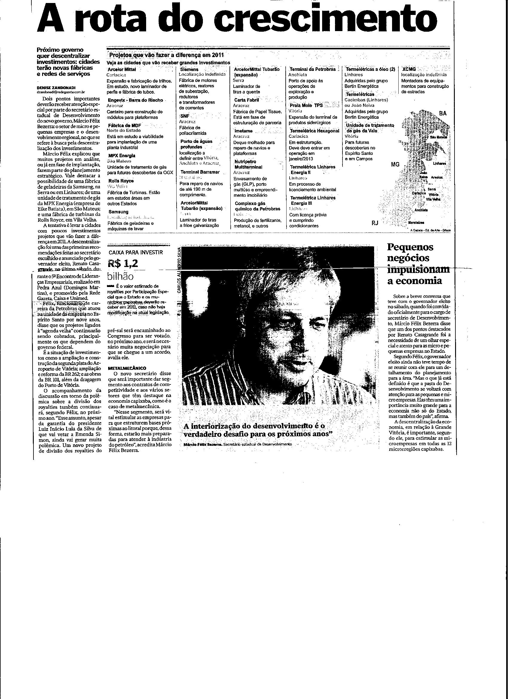 Economia - A rota do crescimento