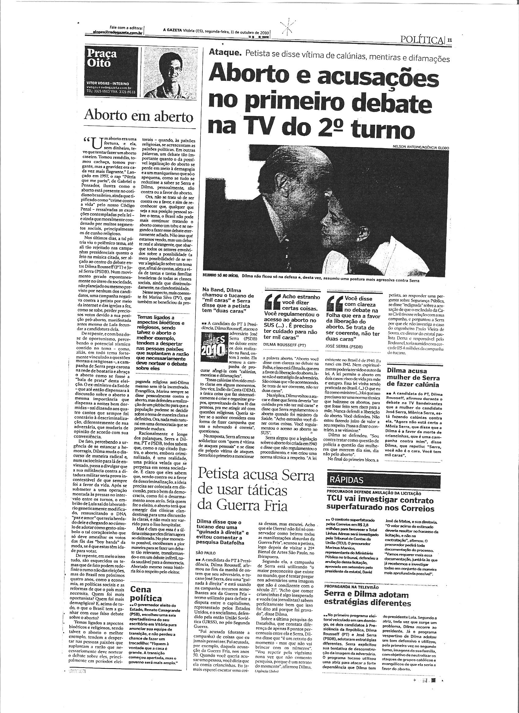 Aborto e maconha em debate