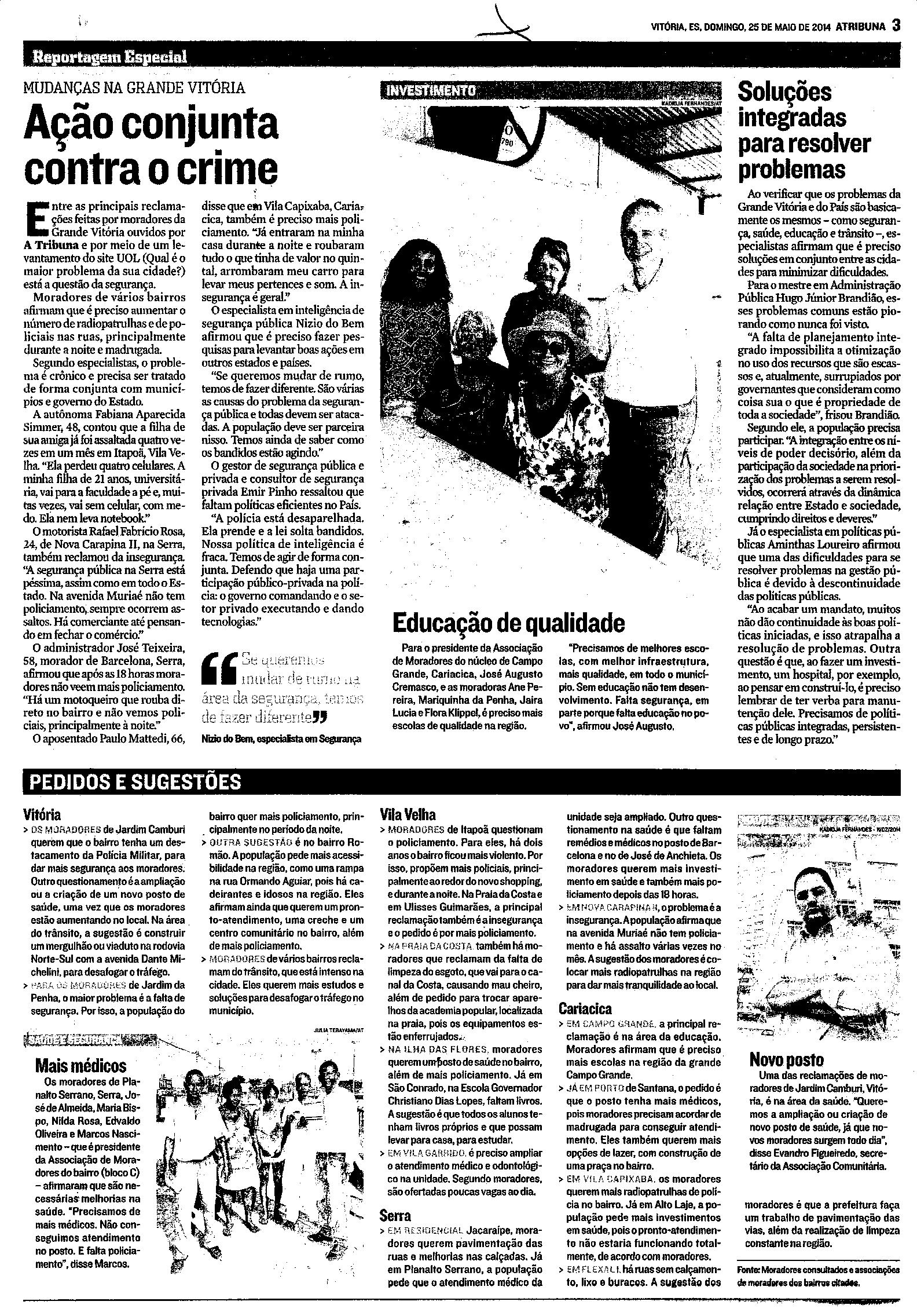 Ação conjunta contra o crime