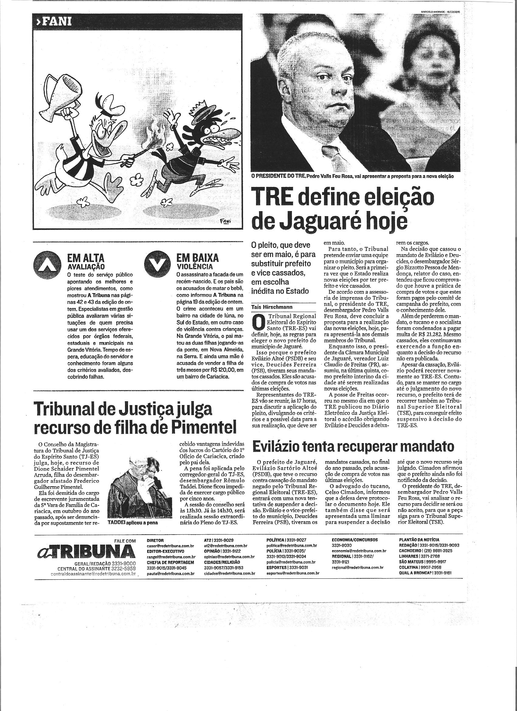 TRE define eleição de Jaguará hoje