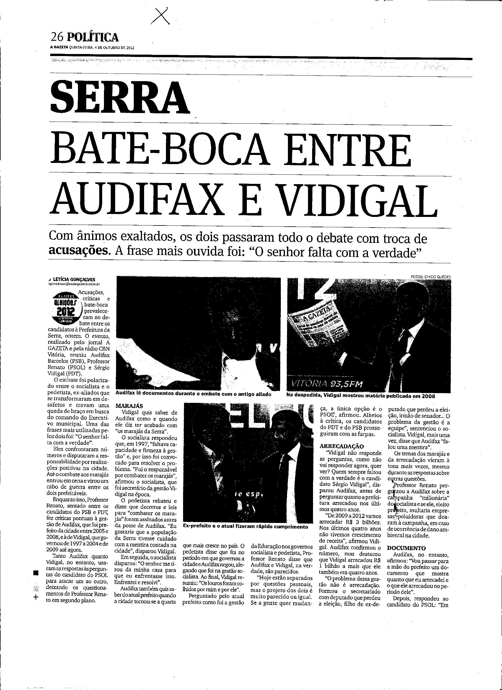 Bate-Boca entre Audifax e Vidigal