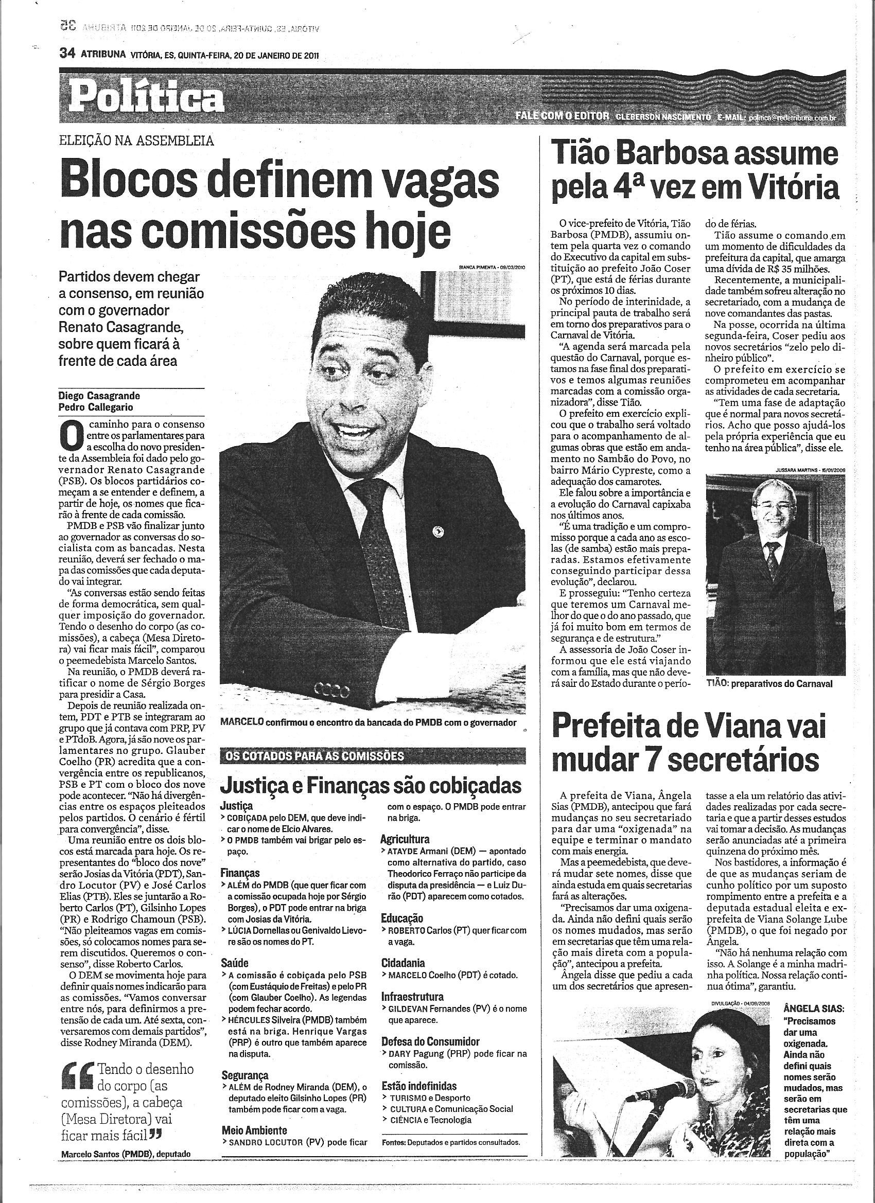 Blocos definem vagas nas comissões hoje