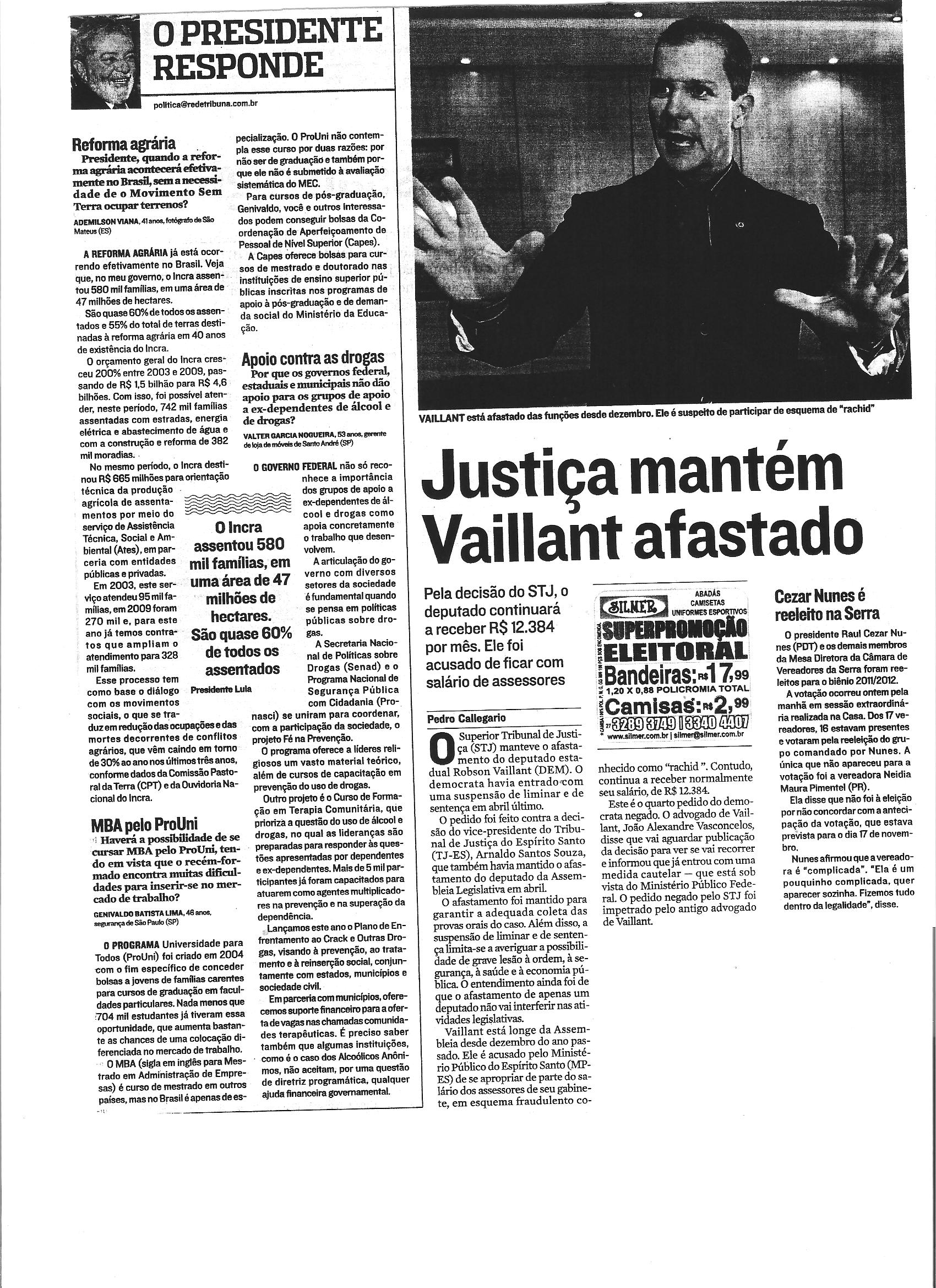 Cezar Nunes é reeleito na Serra