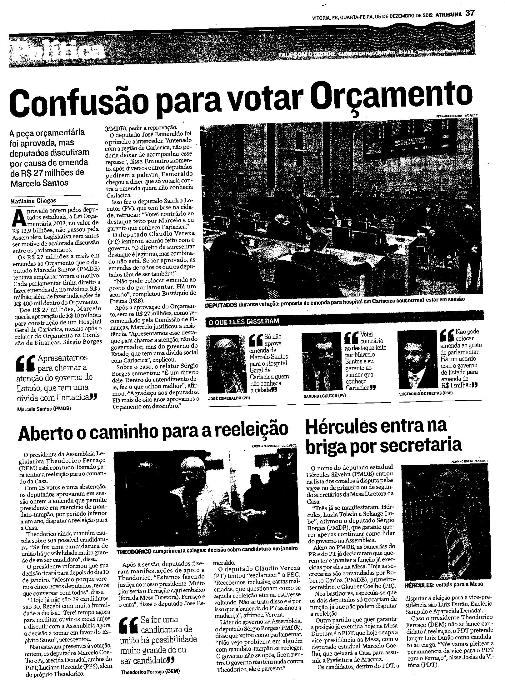 Confusão para votar Orçamento