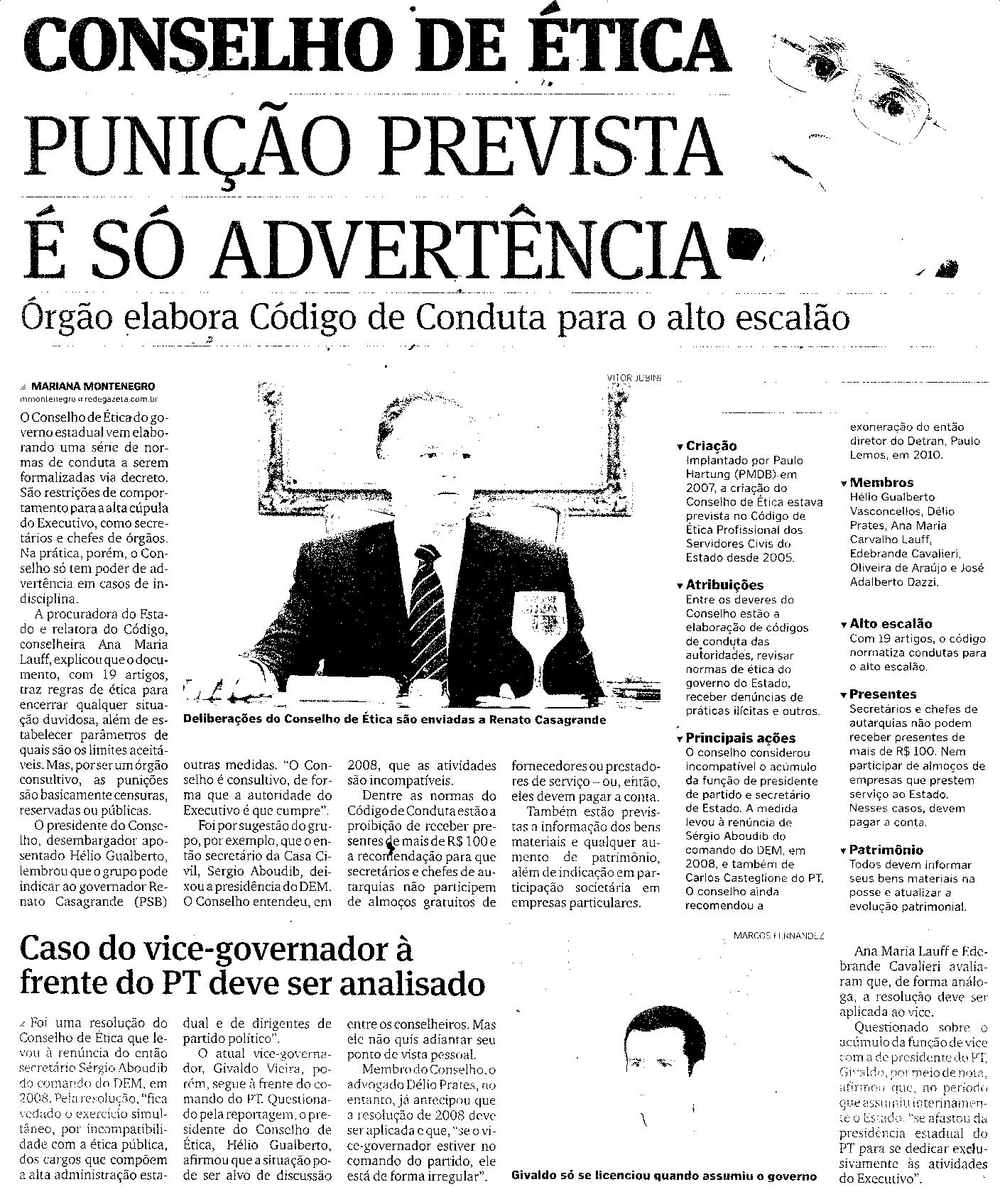 Conselho de Ética toma posse hoje