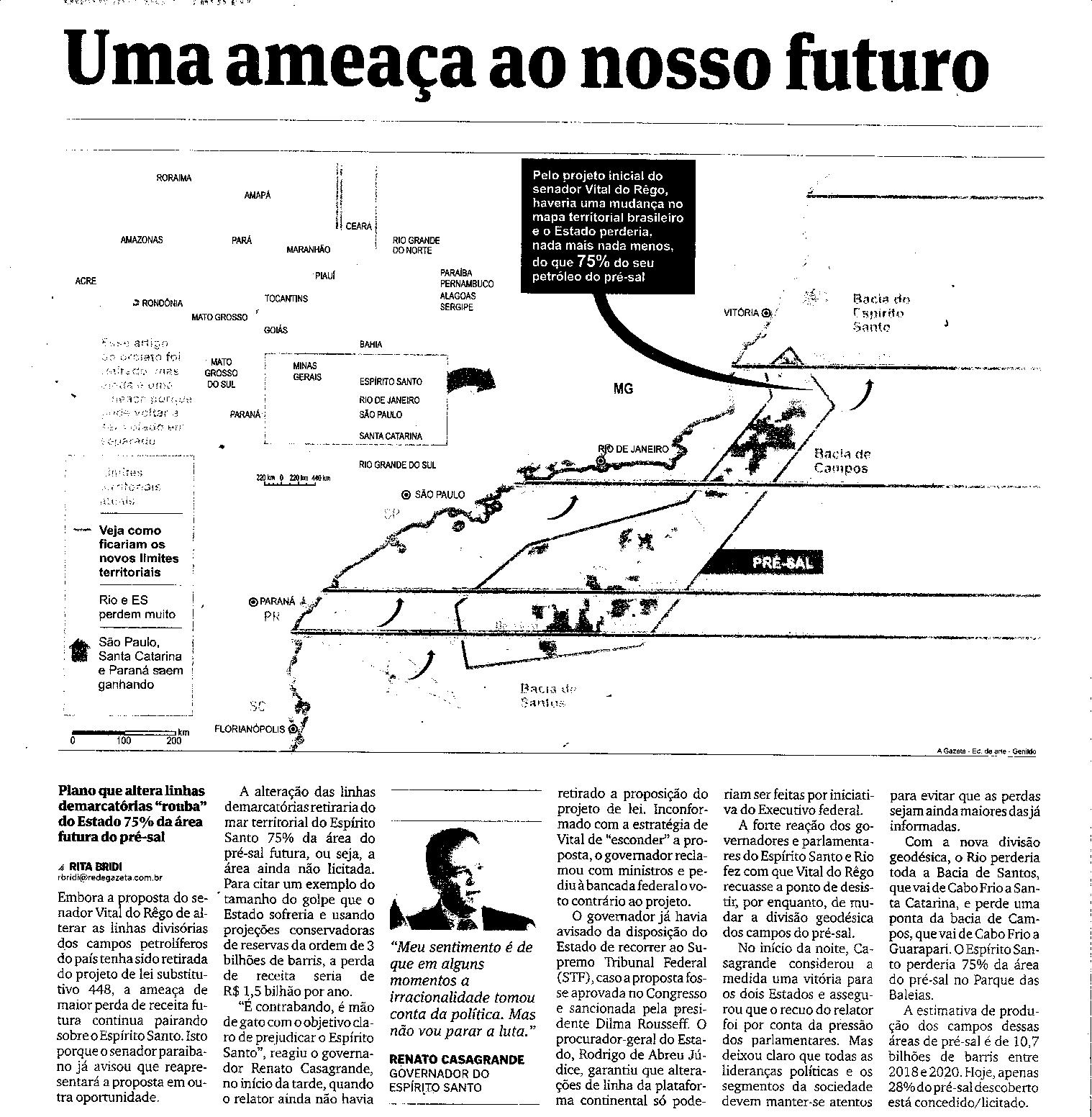 Continuação - Dinheiro do Petróleo - Estado perde e muito!