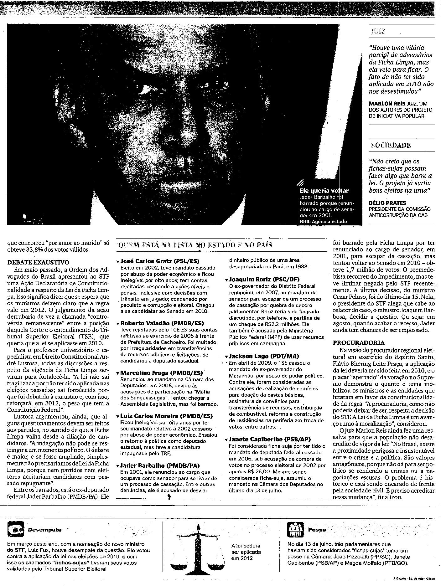 Continuação Ficha Limpa 