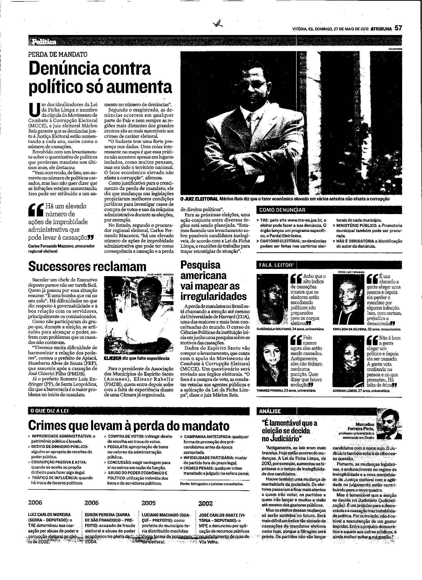 Denúncia contra político só aumenta