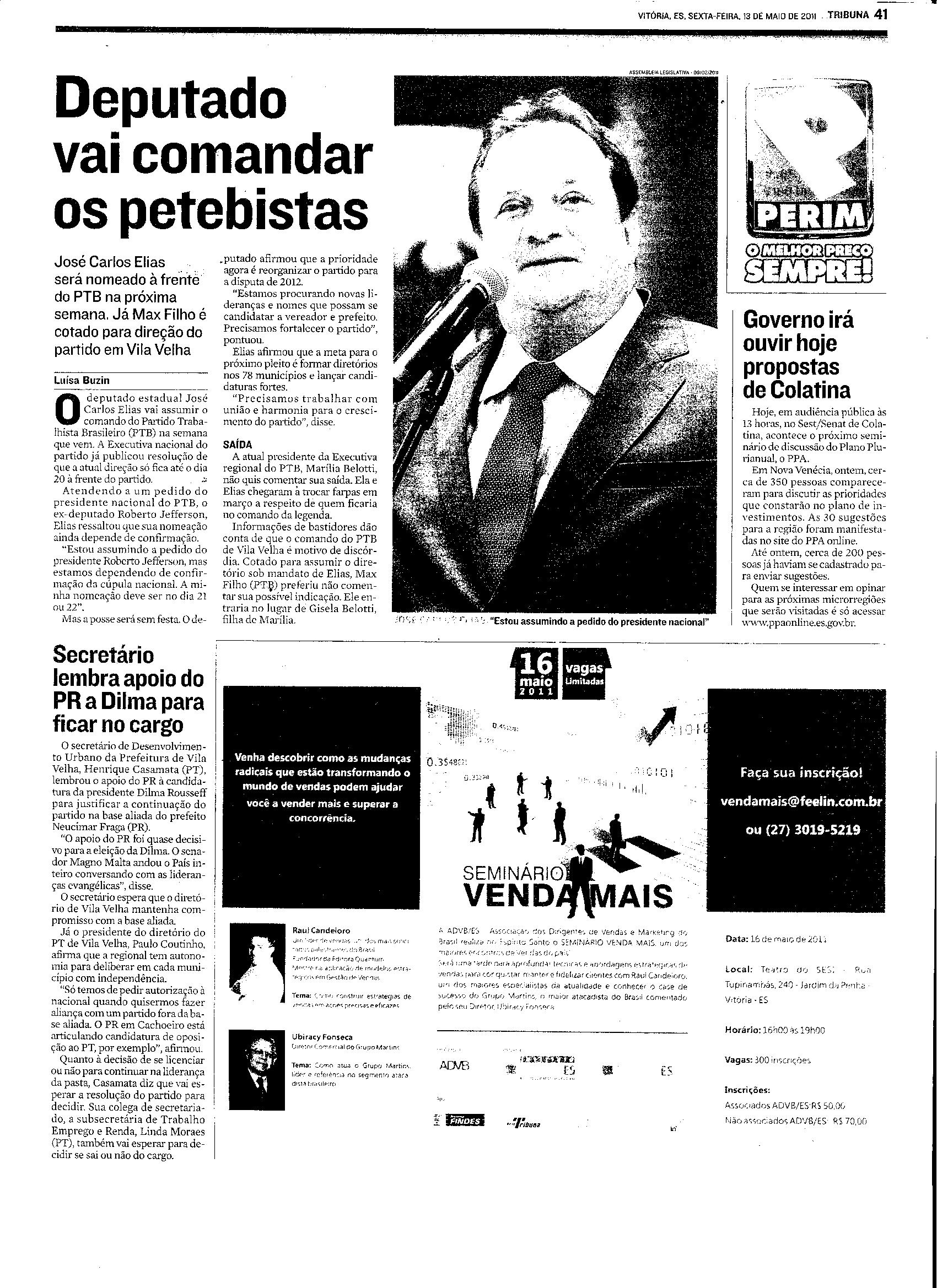 Deputado vai comandar os pedetistas