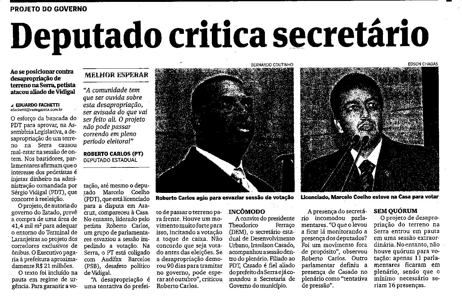 Deputado estadual custa mais de 64 mil