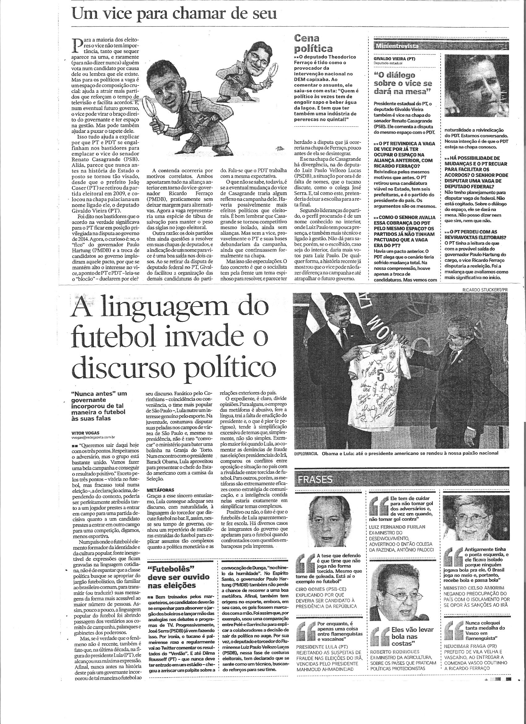 PR e PDT confirmam apoio a Casagrande