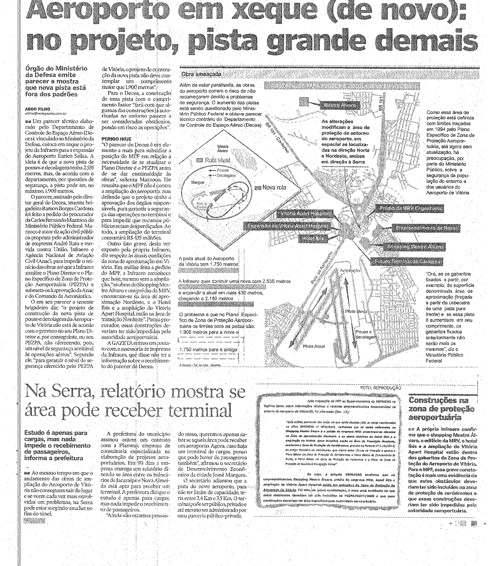 Economia - Na Serra, relatório mostra se área pode receber terminal