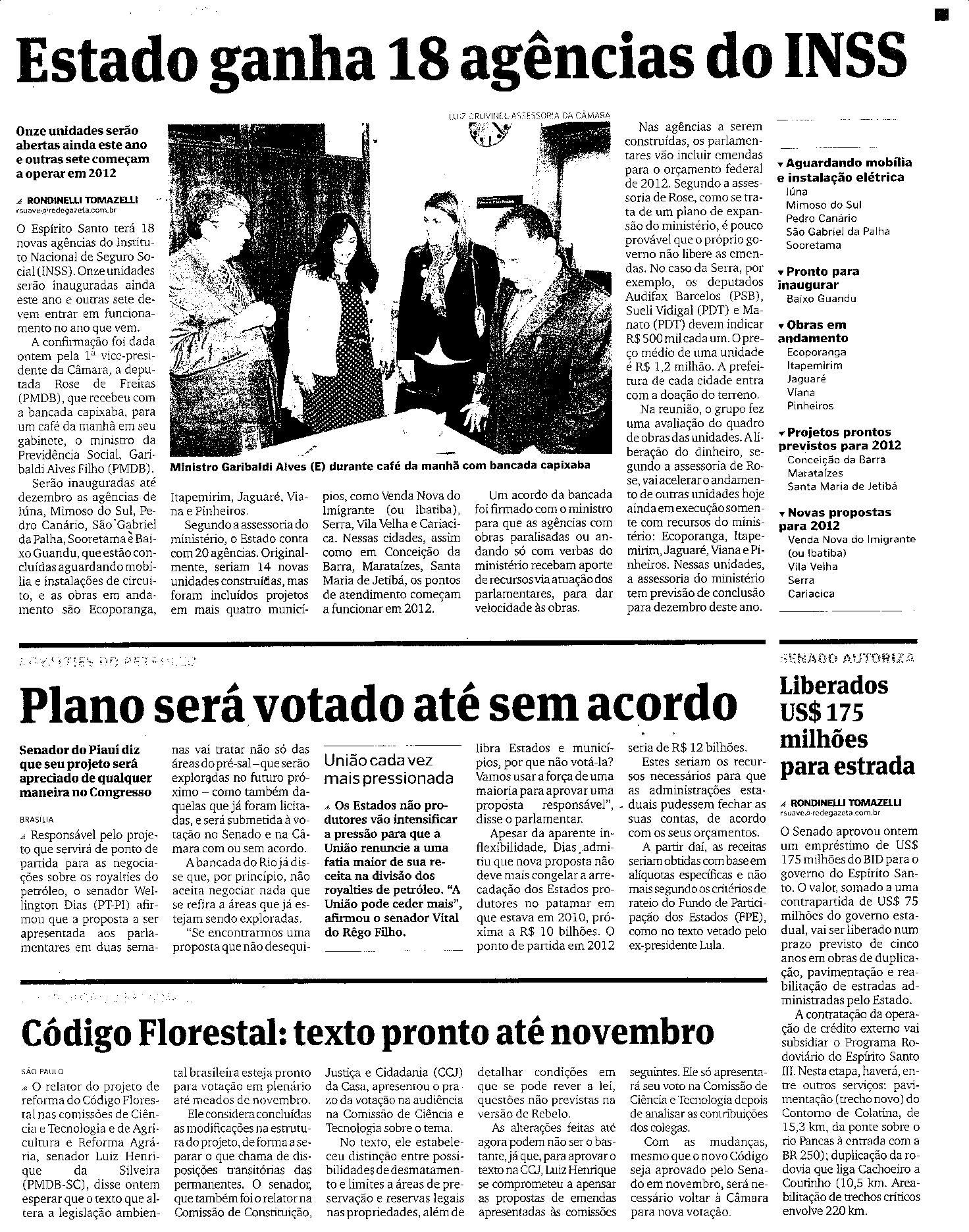 Estado ganha 18 agências do INSS