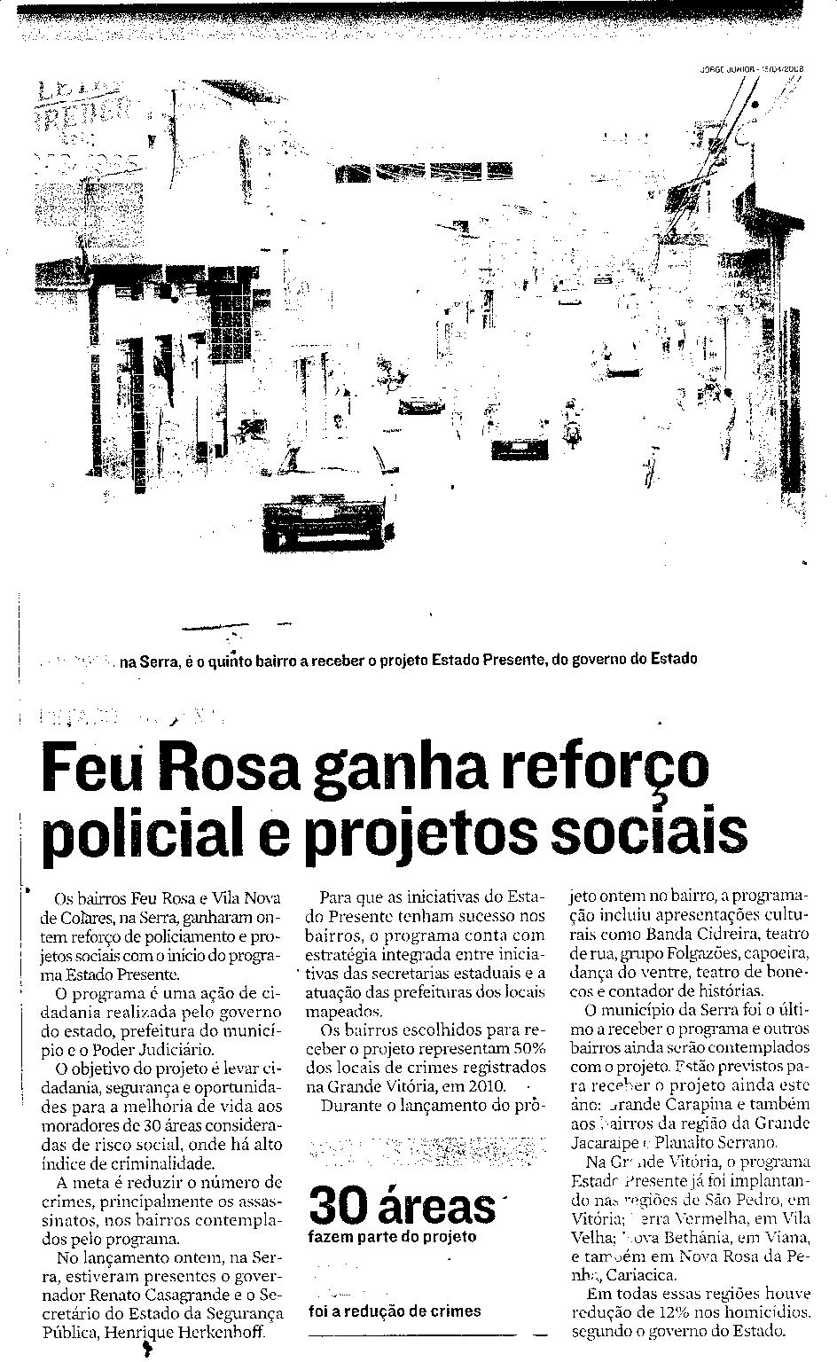 Feu Rosa diz que terá mão pesada na eleição