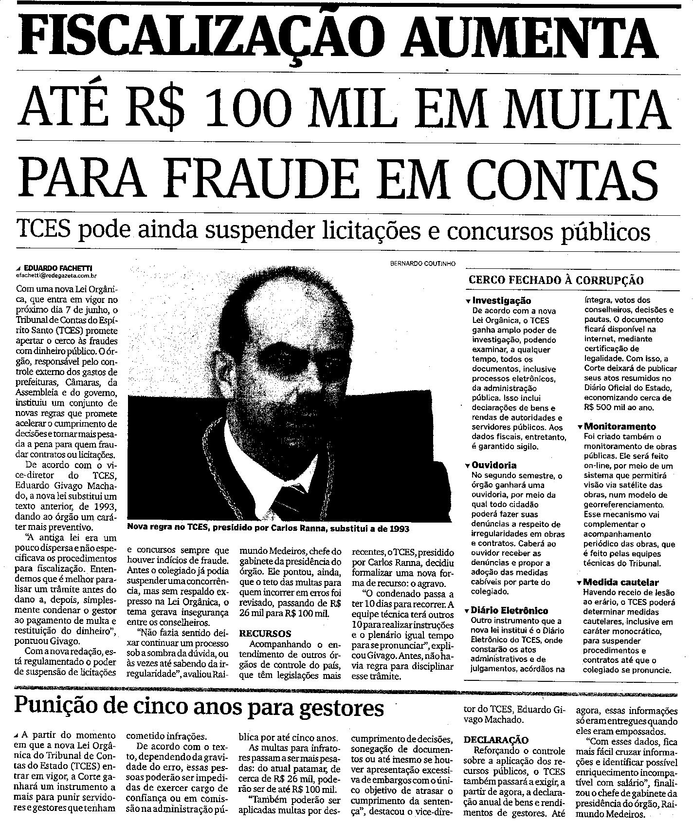 Fiscalização aumenta - Até R$ 100 mil em multa para fraude em contas
