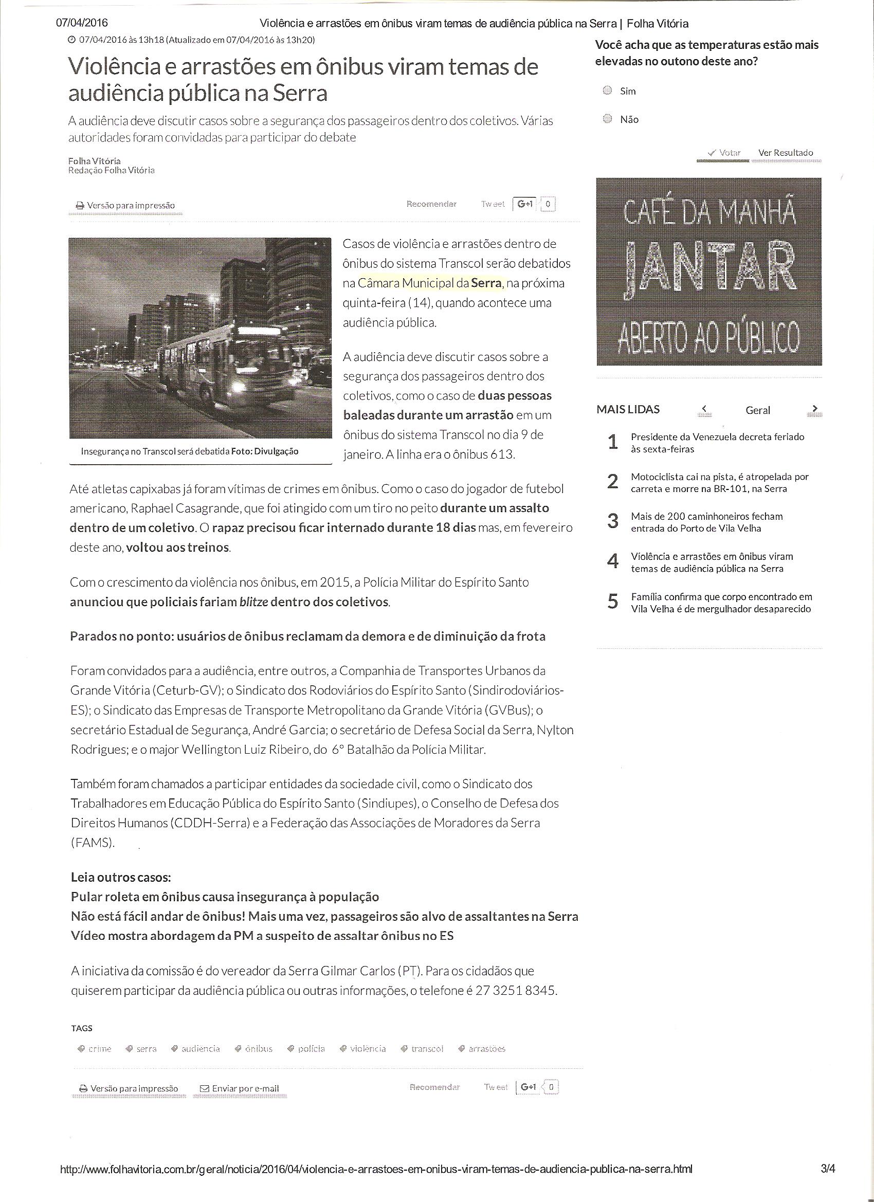 PORTAL FOLHA VITORIA