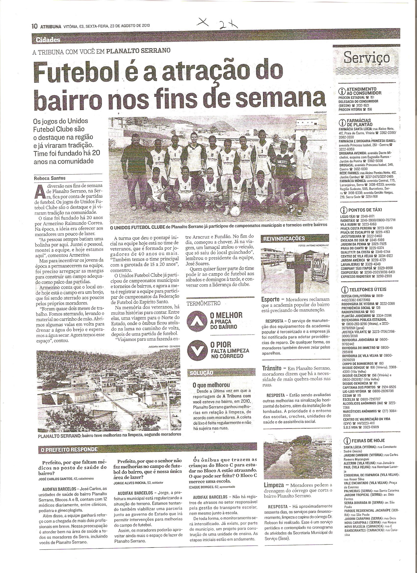 Futebol é a atração do bairro nos fins de semana