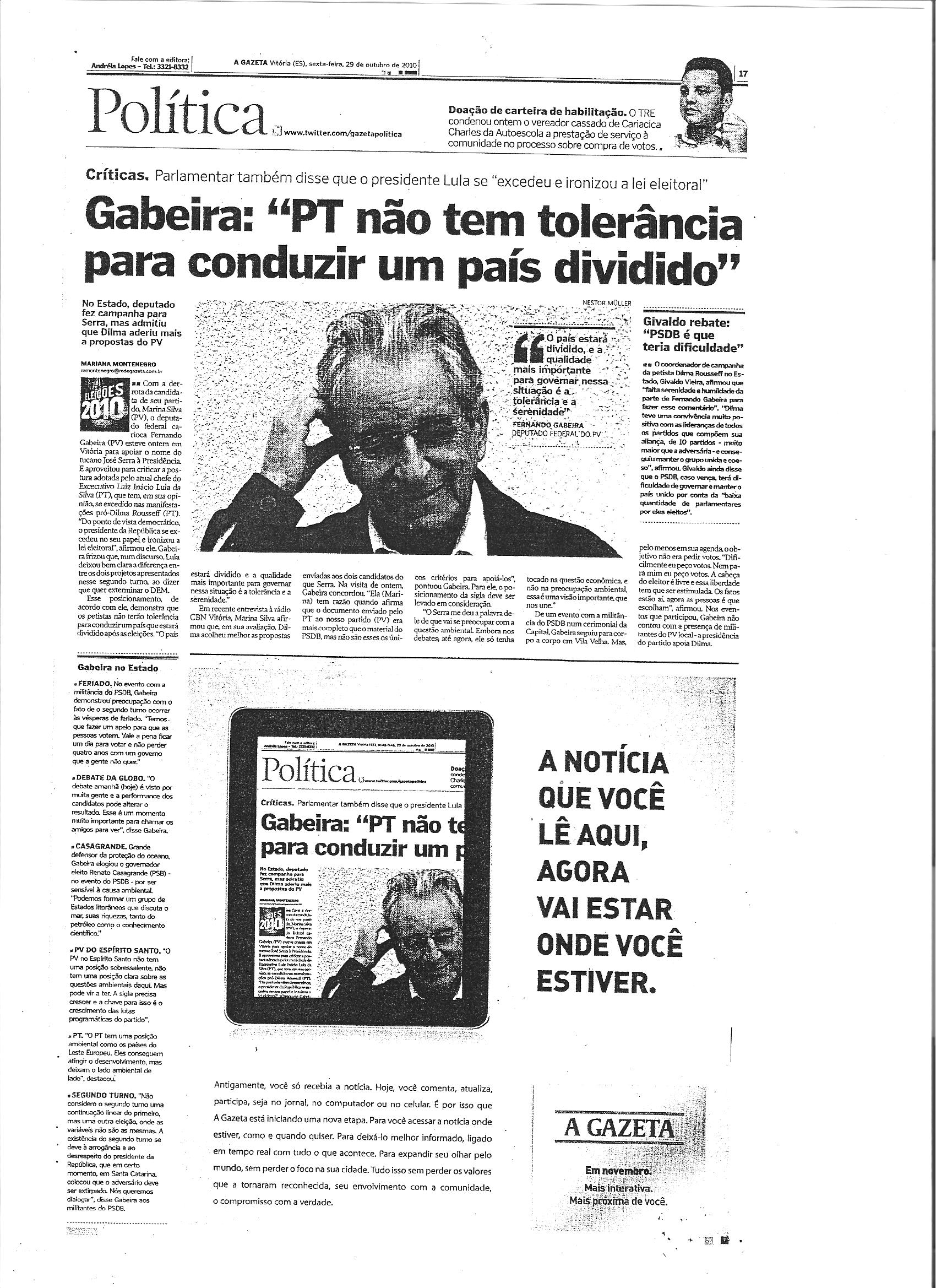 Gabeira: 