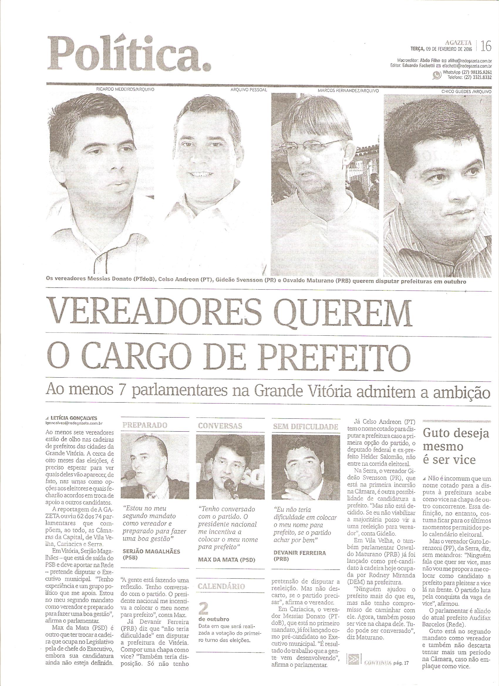 CLIPPING AG - 09/02/2016