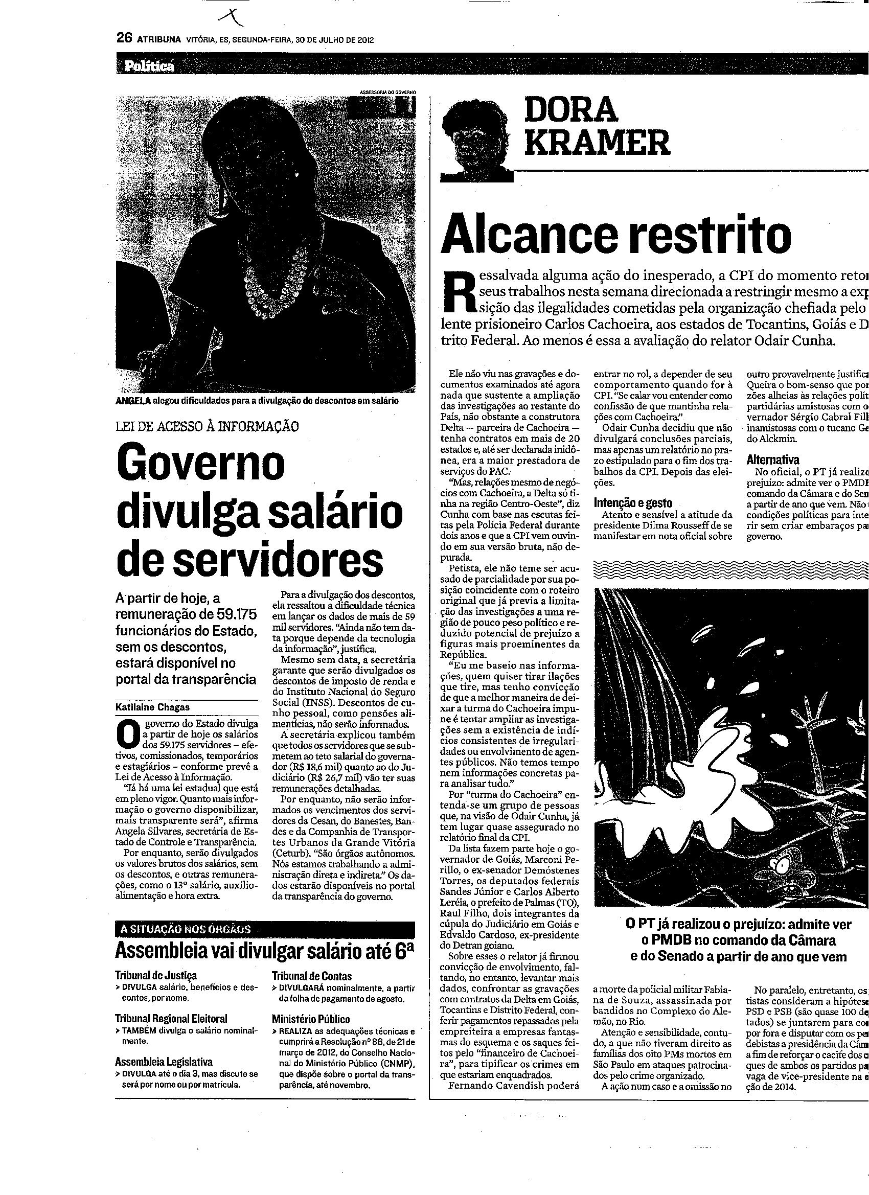 Governo divulga salário de servidores