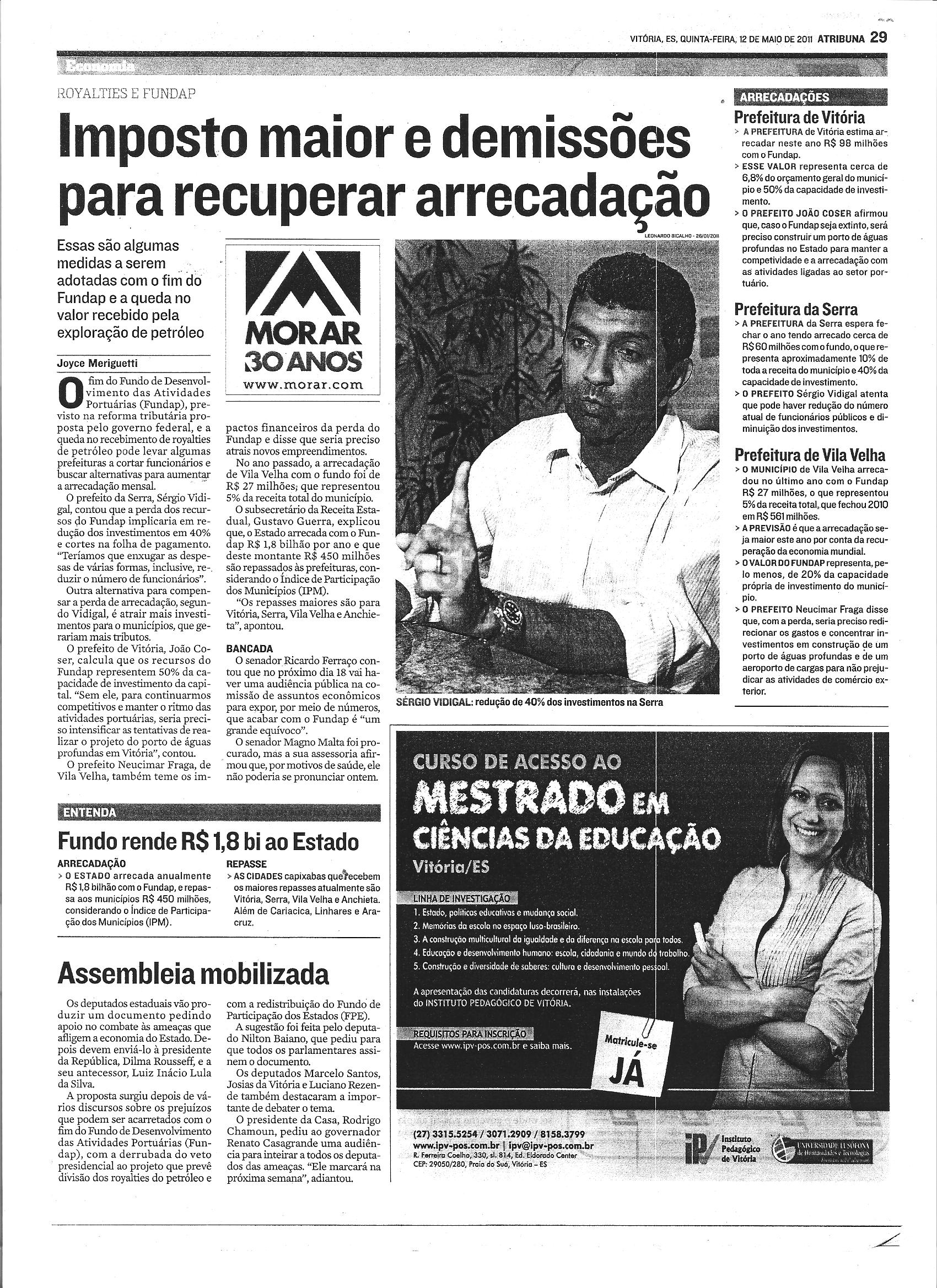 Imposto maior e demissões para recuperar arrecadação