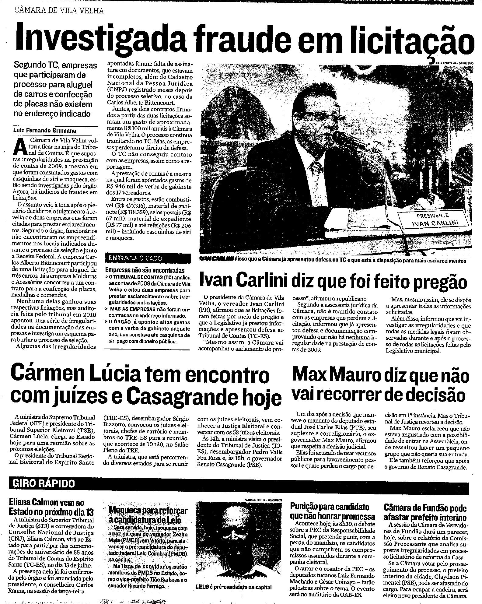 Investigada fraude em licitação