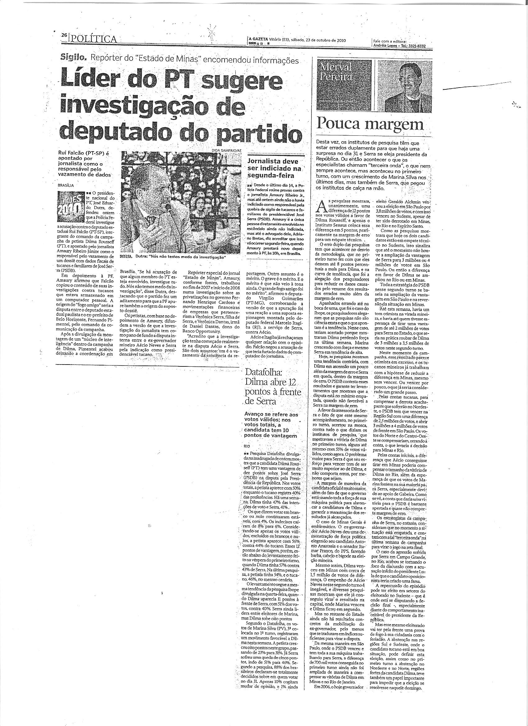 Líder do PT sugere investigação de deputado do partido