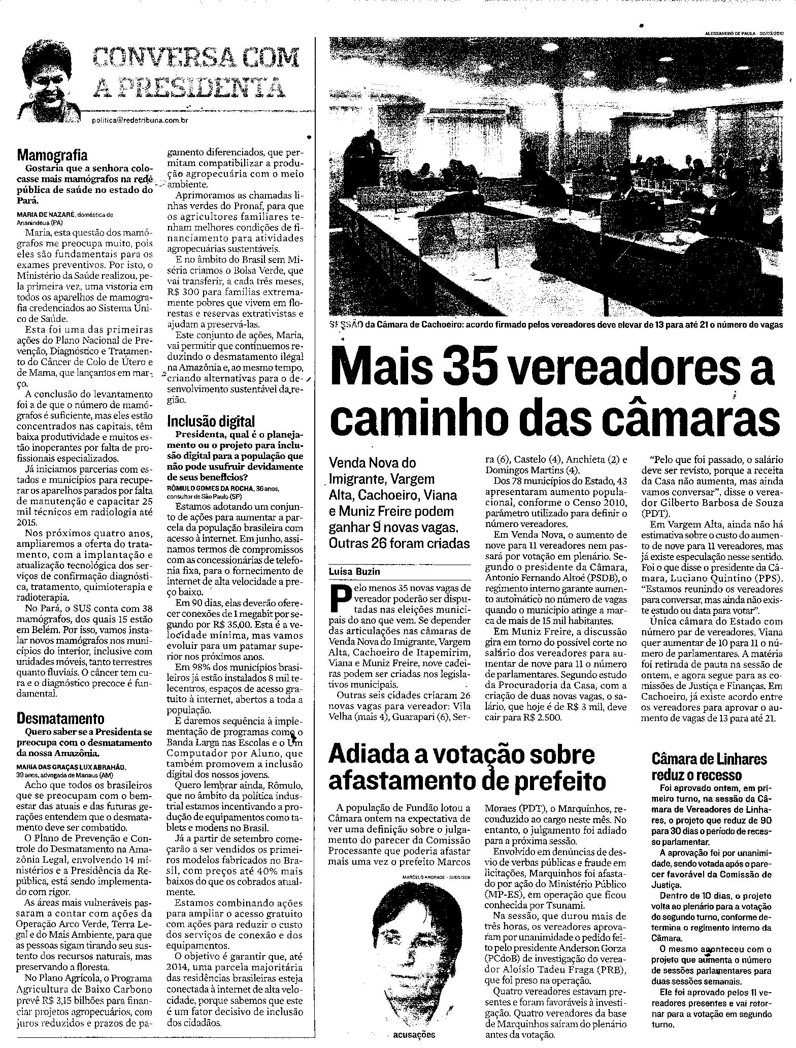 Mais 35 vereadores a caminho das câmaras