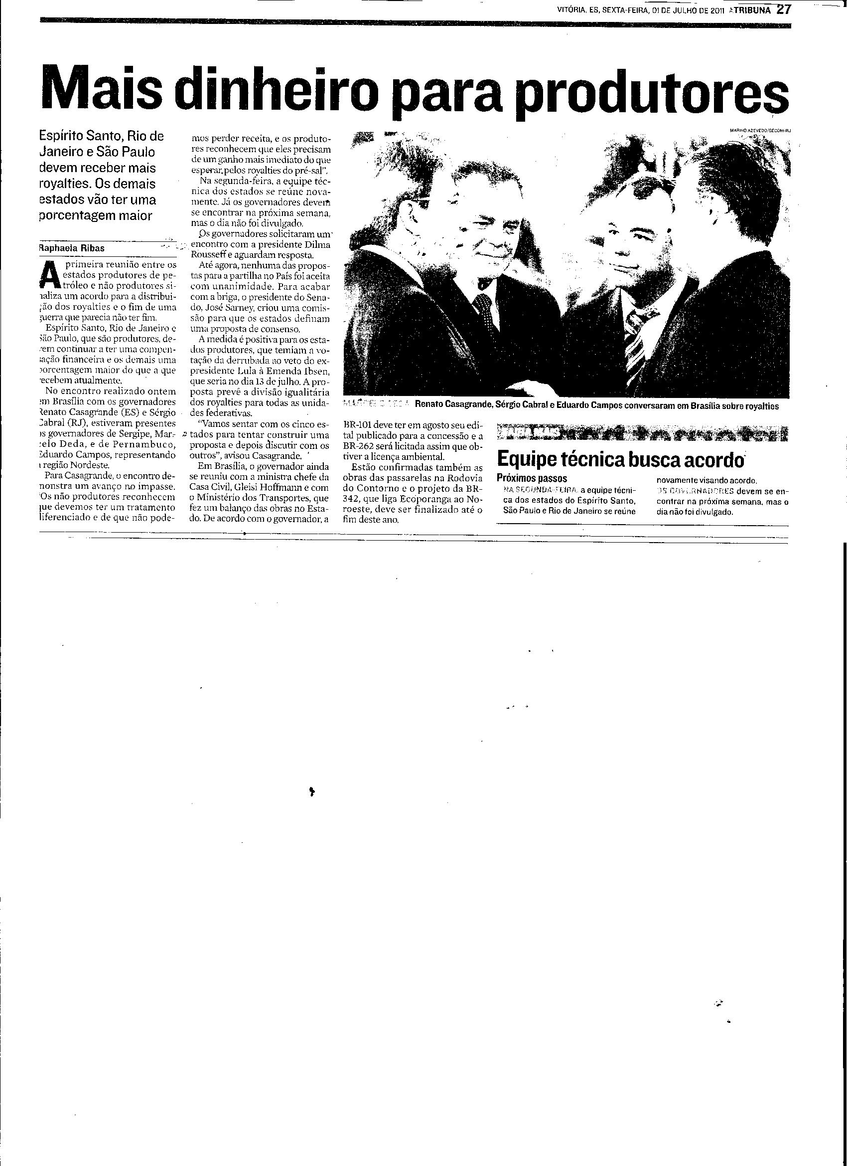Mais dinheiro em caixa para investimentos