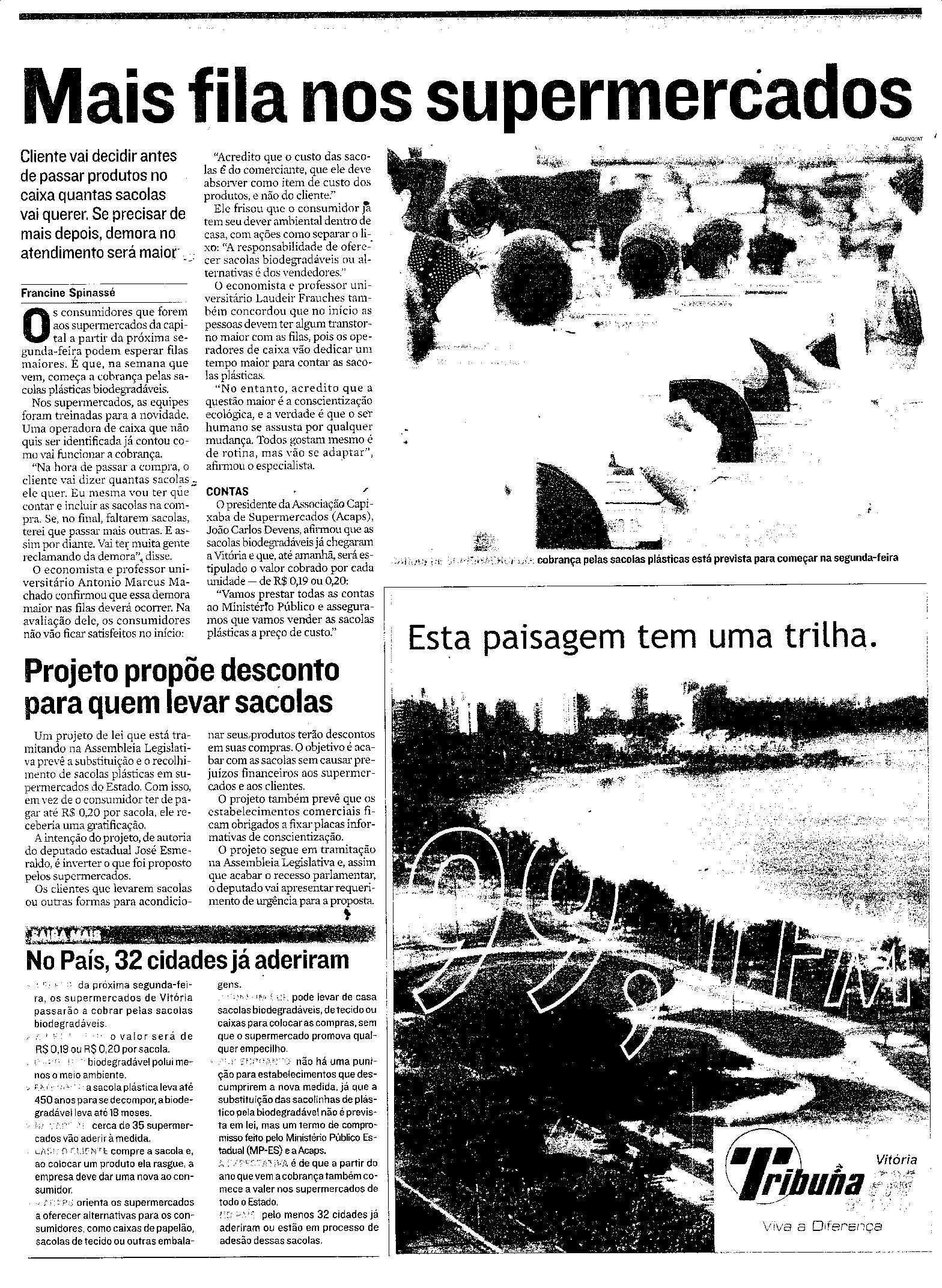 Mais fila nos supermercados