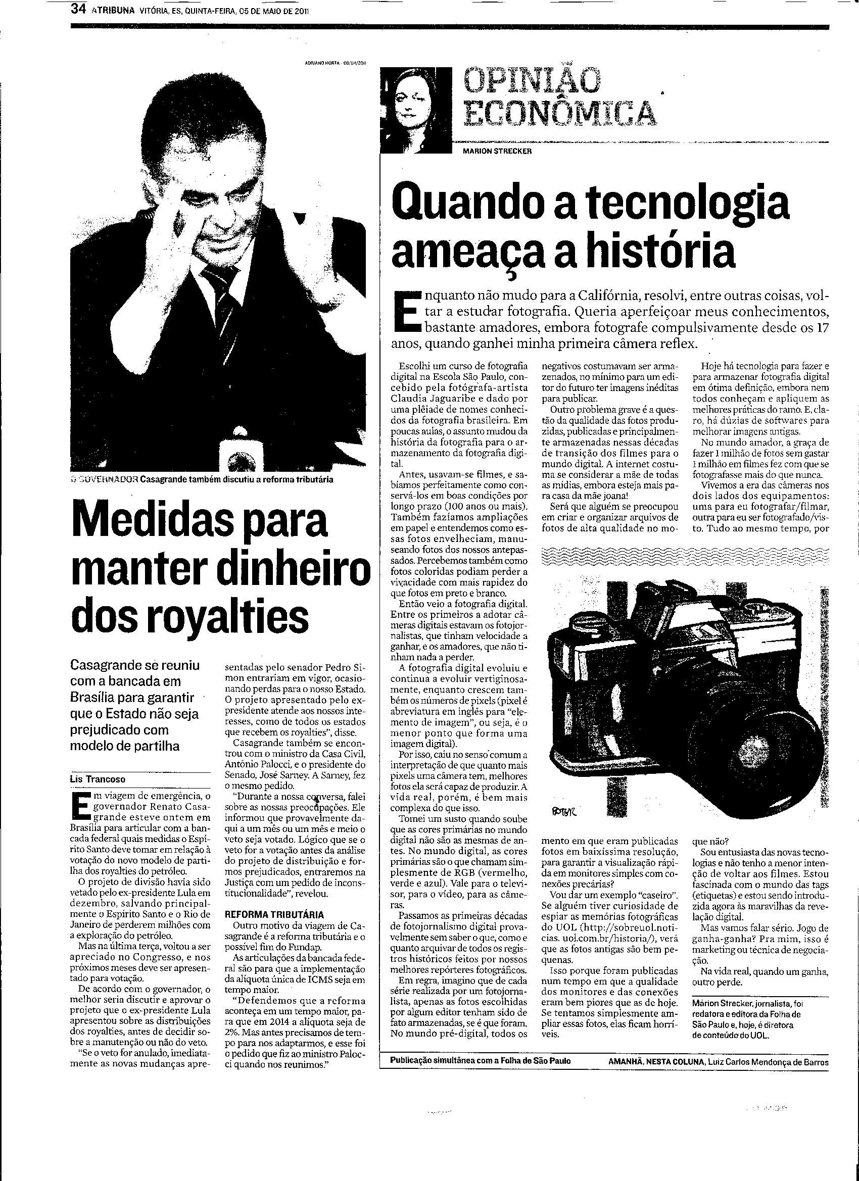 Medidas para manter dinheiro de royalties