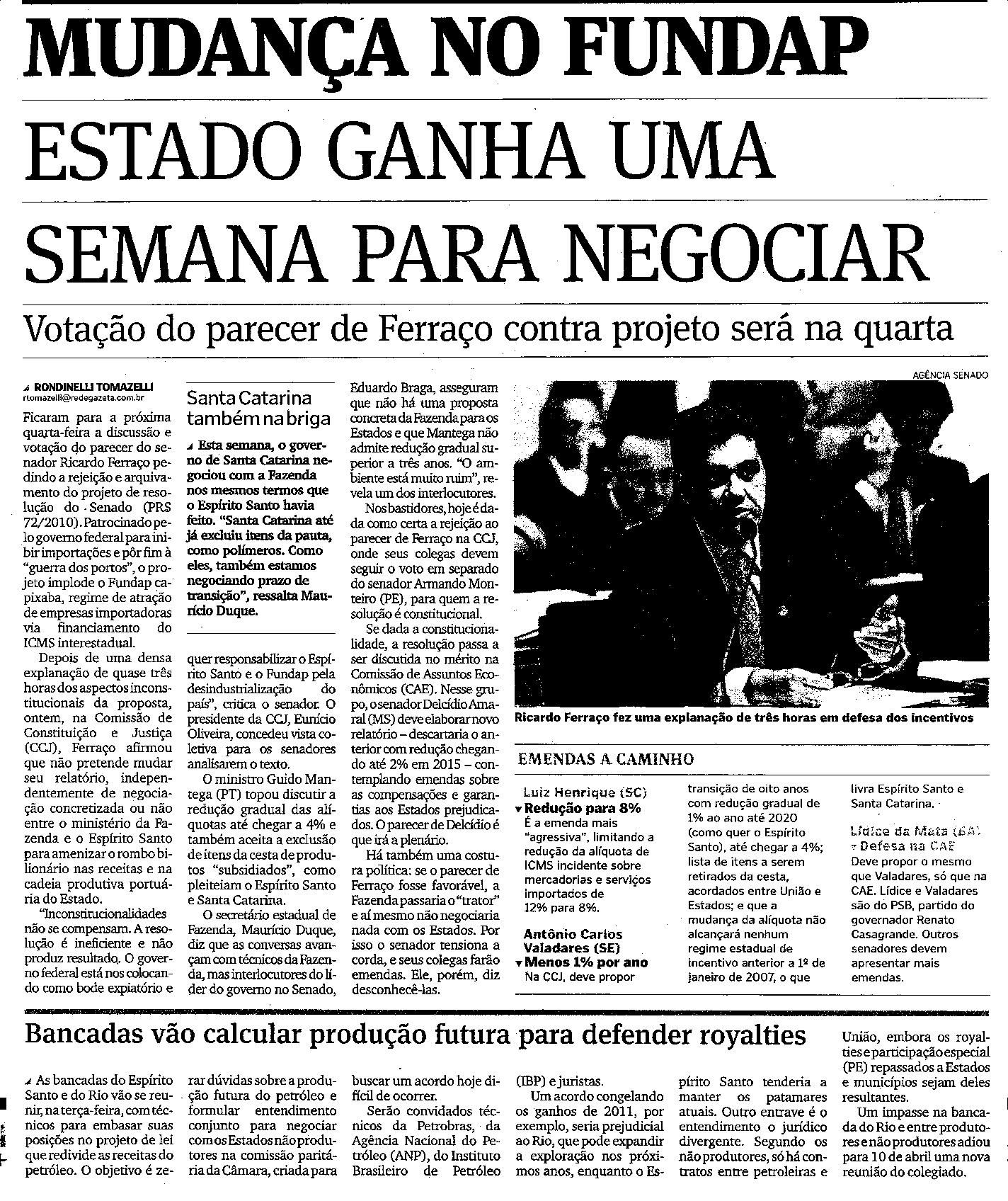 Como a mudança nos royalties afeta o Estado e as prefeituras