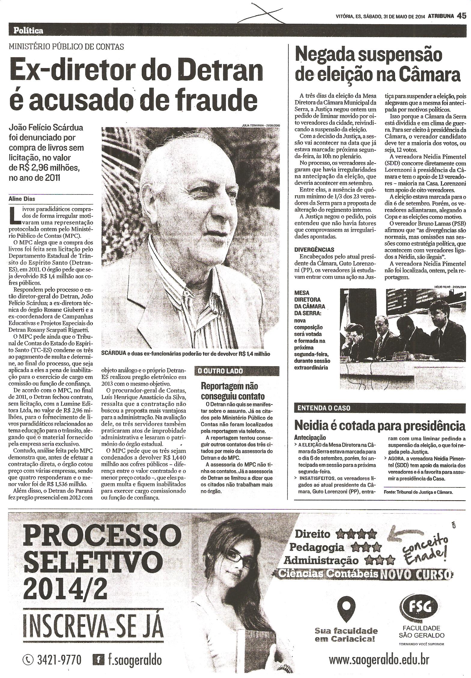 Negada suspensão de eleição na Câmara