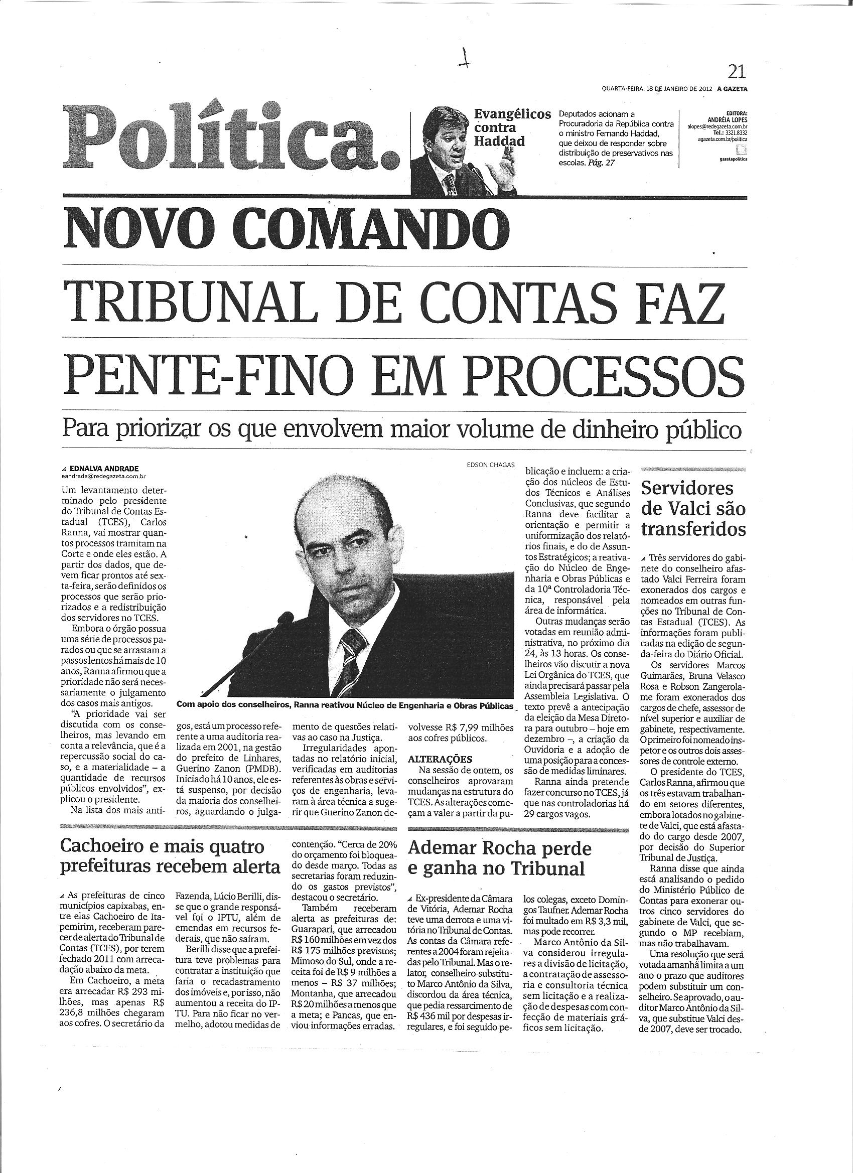 Novo comando da Assembléia fica para depois da eleição