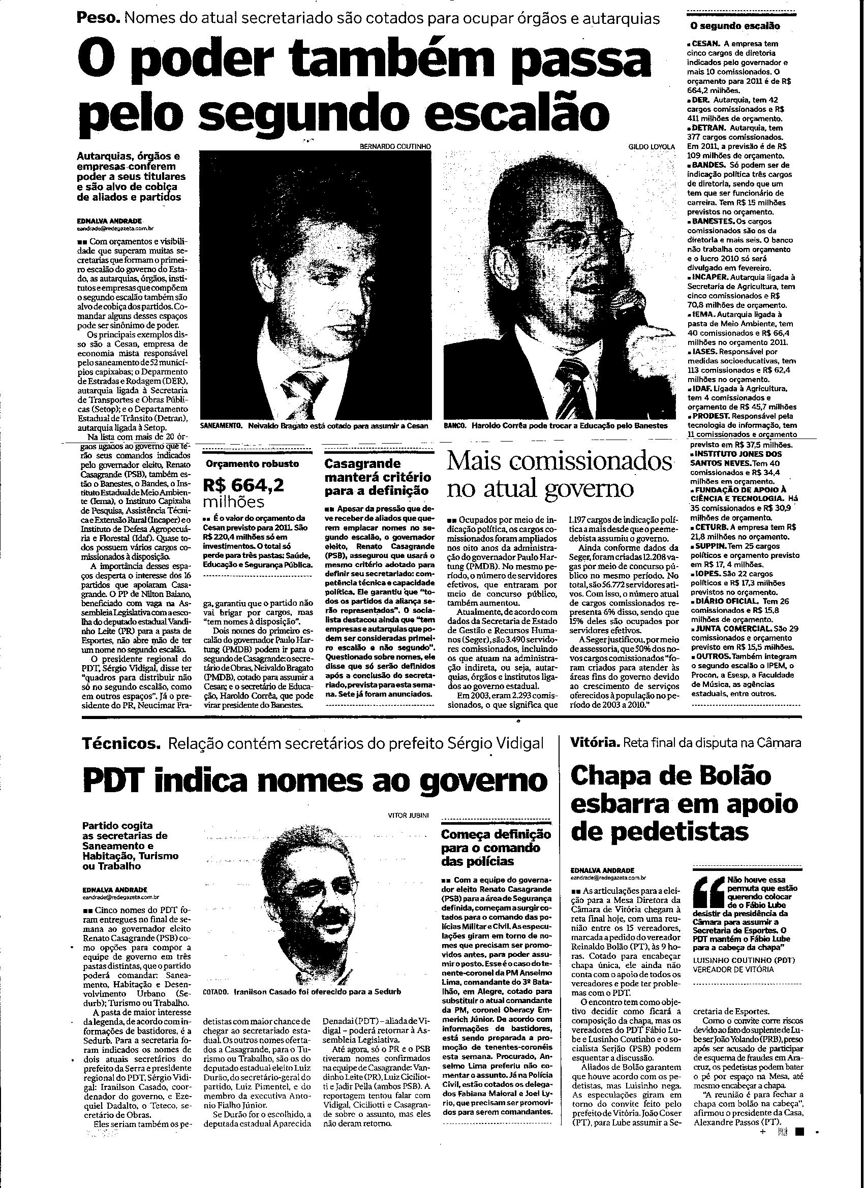 O poder também passa pelo segundo escalão