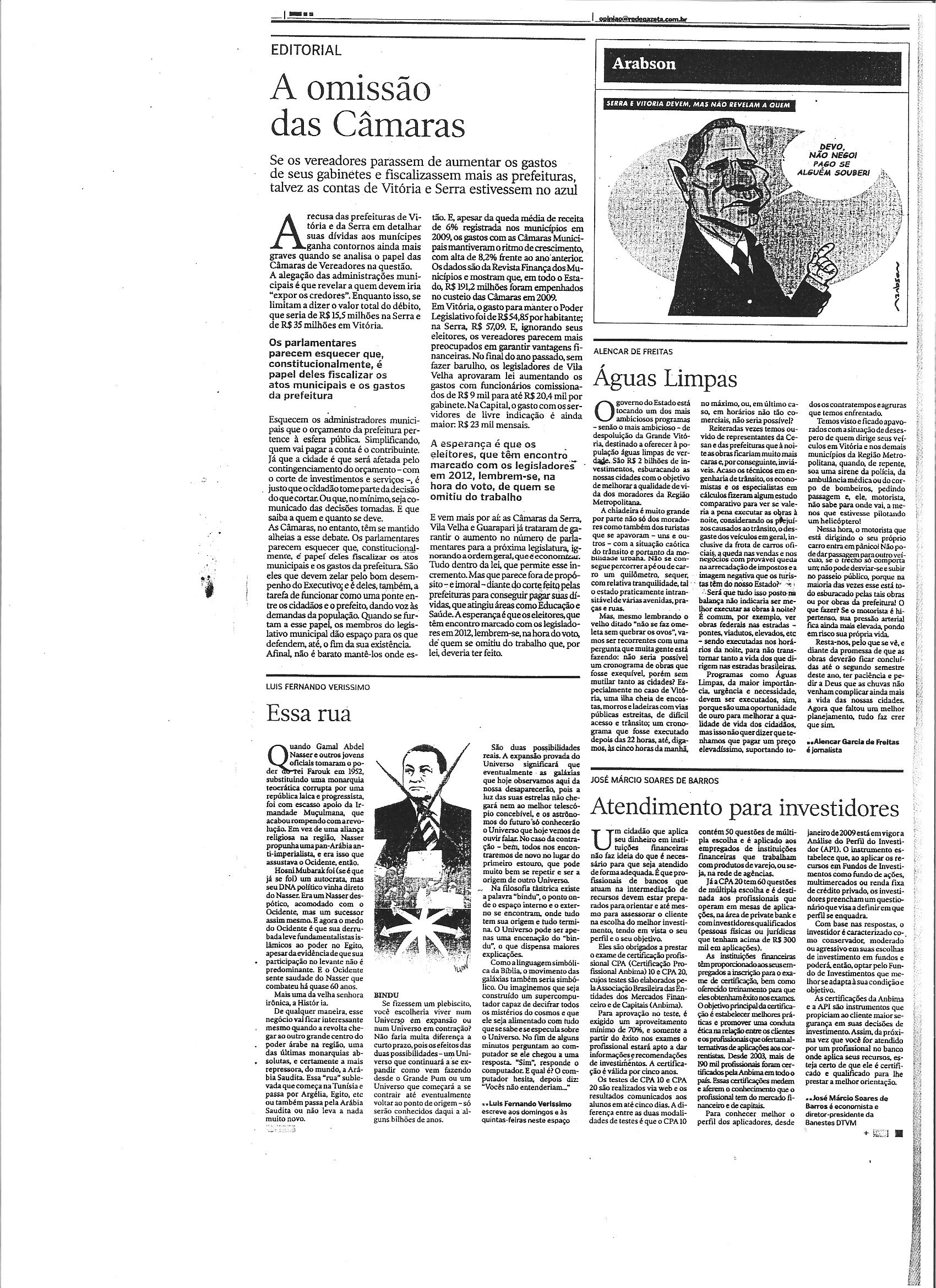Omissão das Câmaras