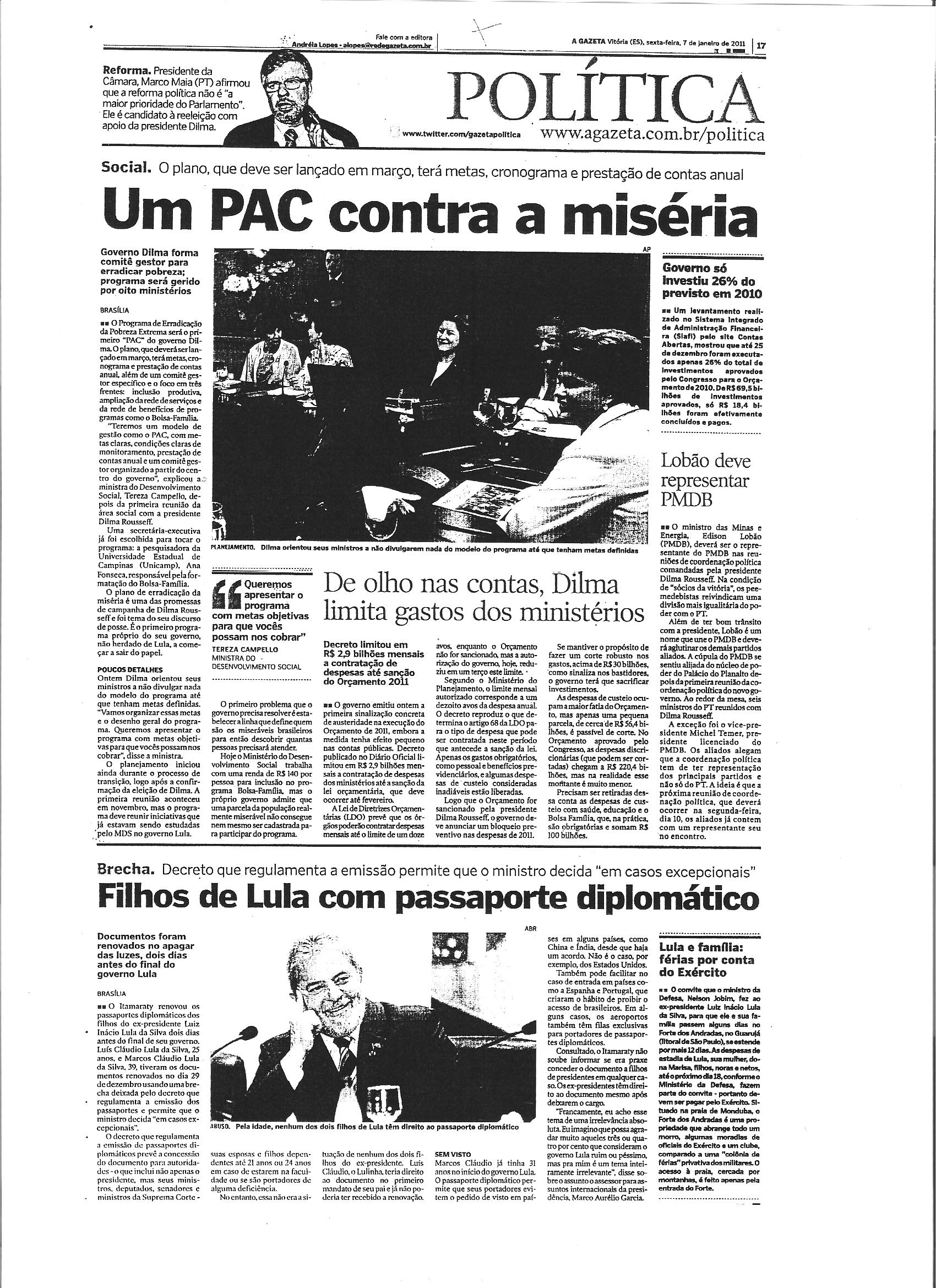 Um PAC contra a miséria