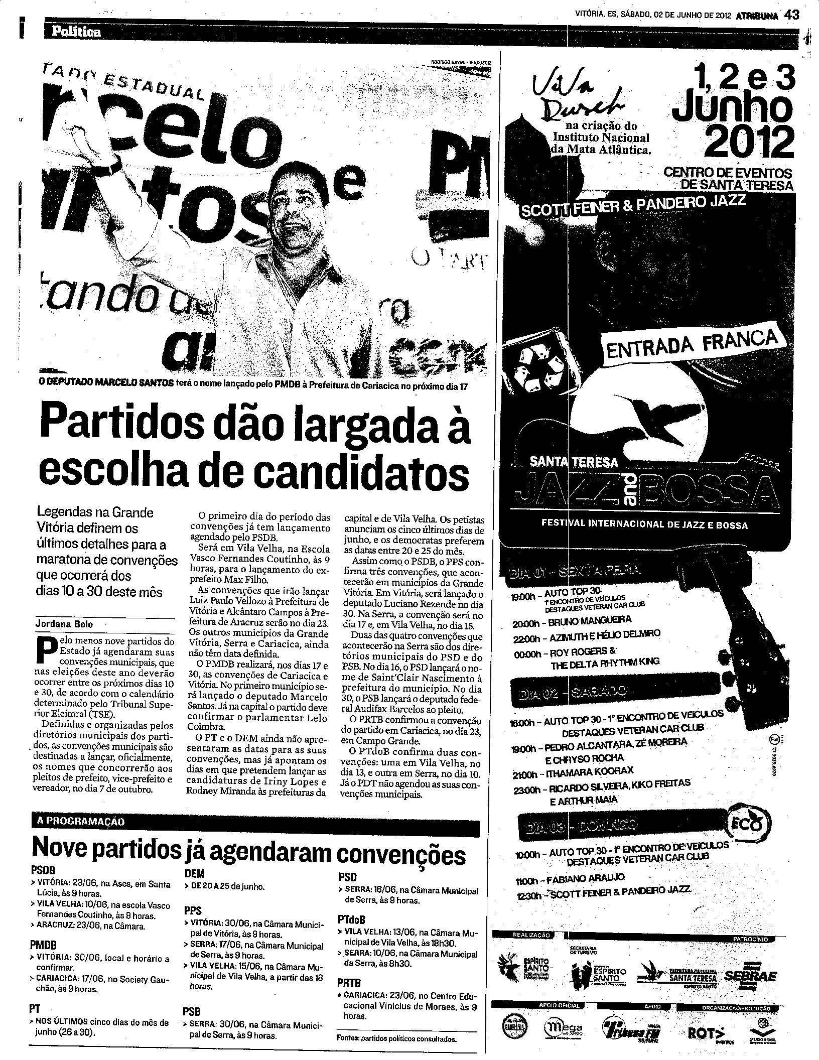 Partidos dão largada à escolha de candidatos