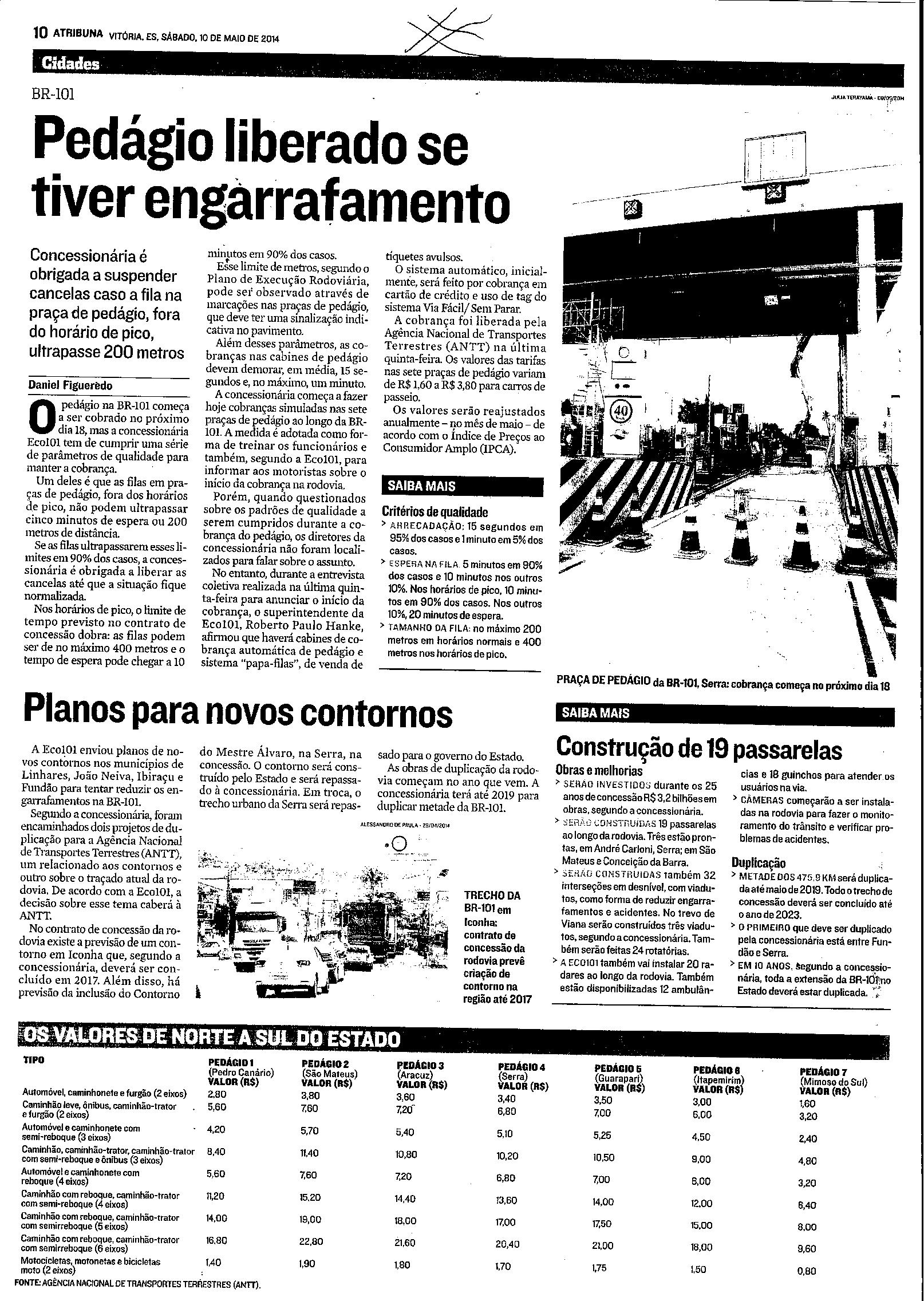 pedágio Liberado