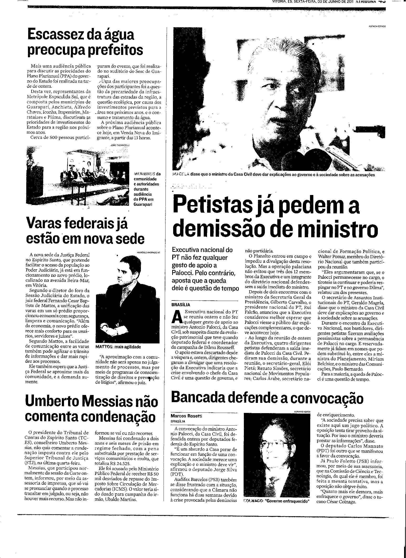 Petistas já pedem a demissão de ministro