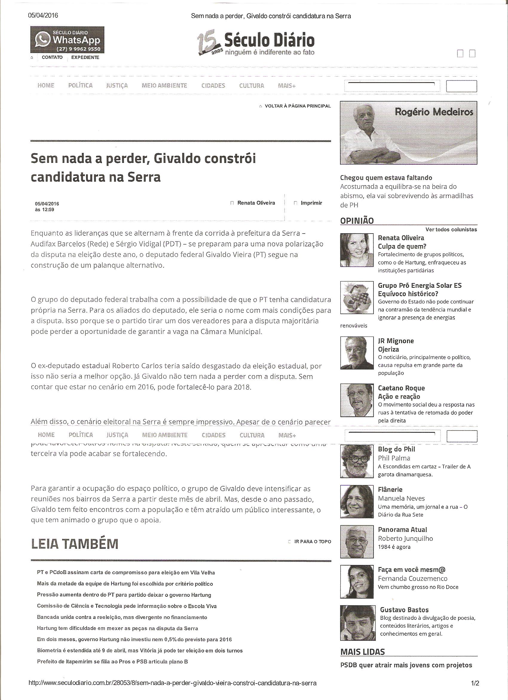 PORTAL SECULO DIARIO