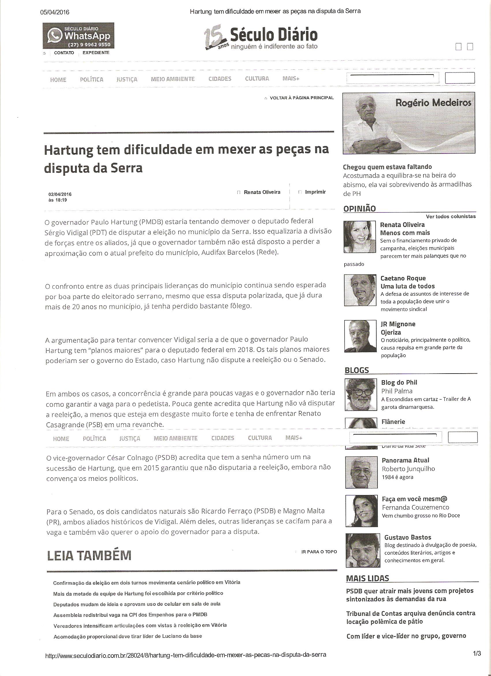 PORTAL SECULO DIARIO