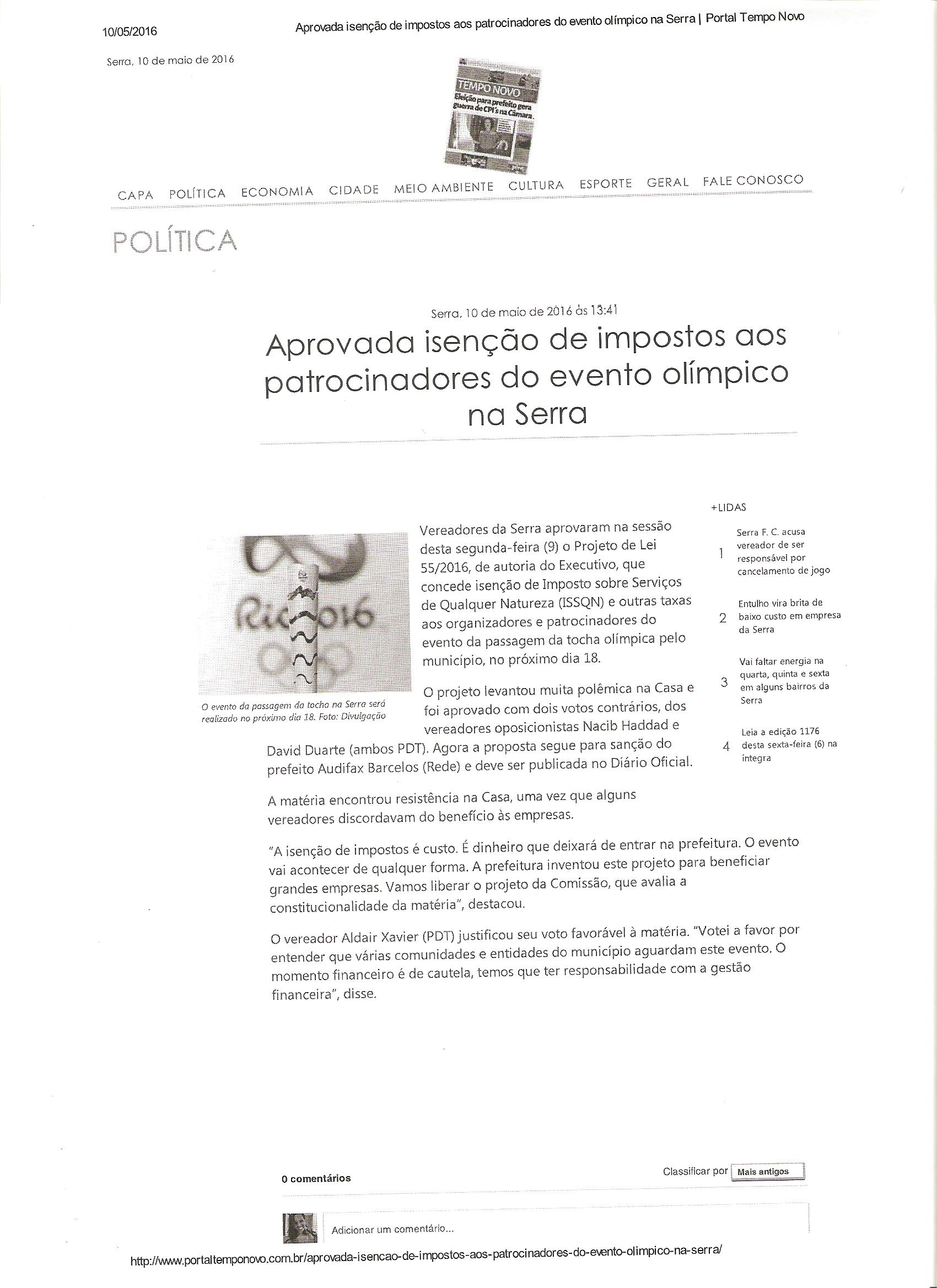 PORTAL TEMPO NOVO 