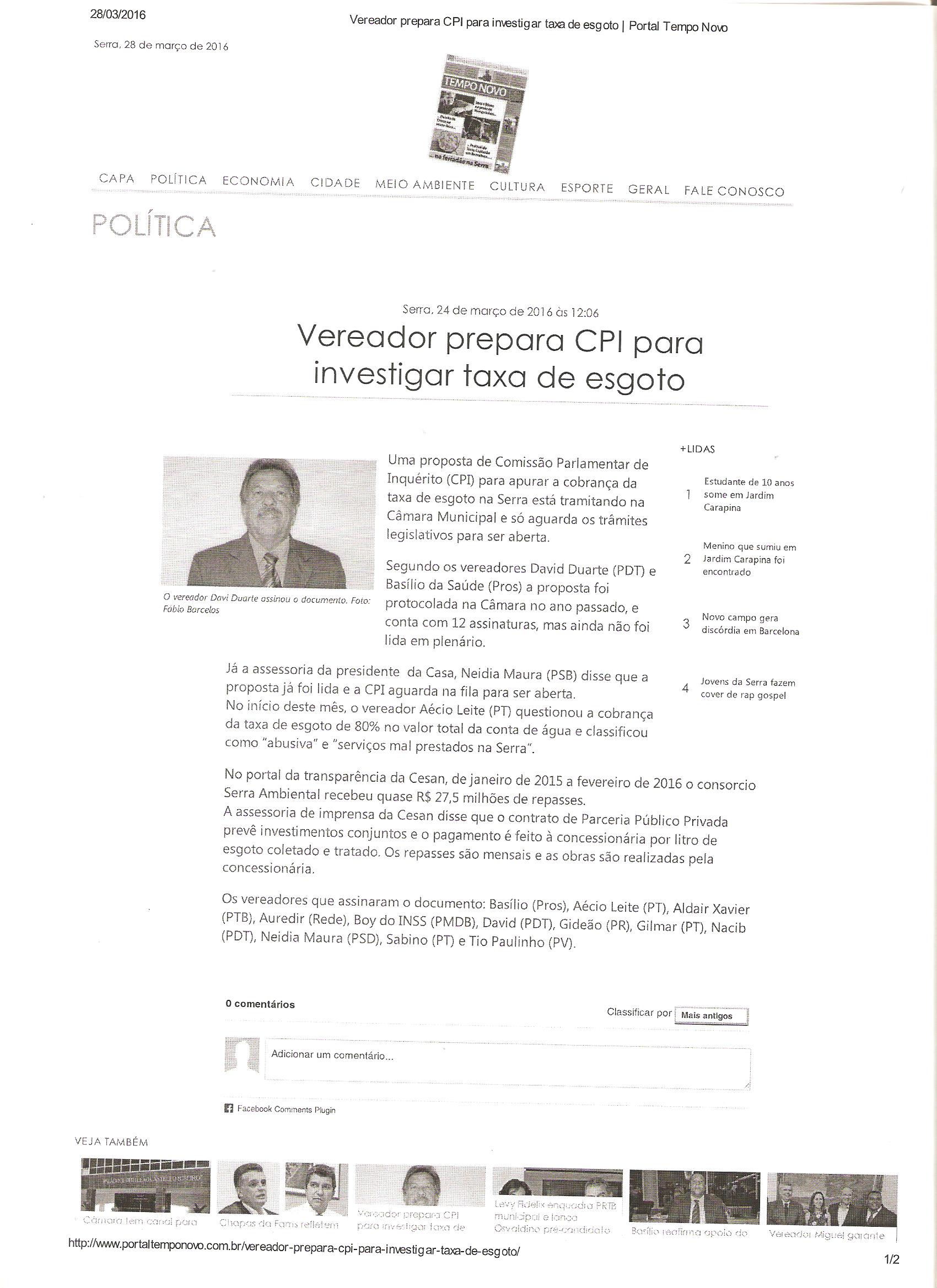 PORTAL TEMPO NOVO 