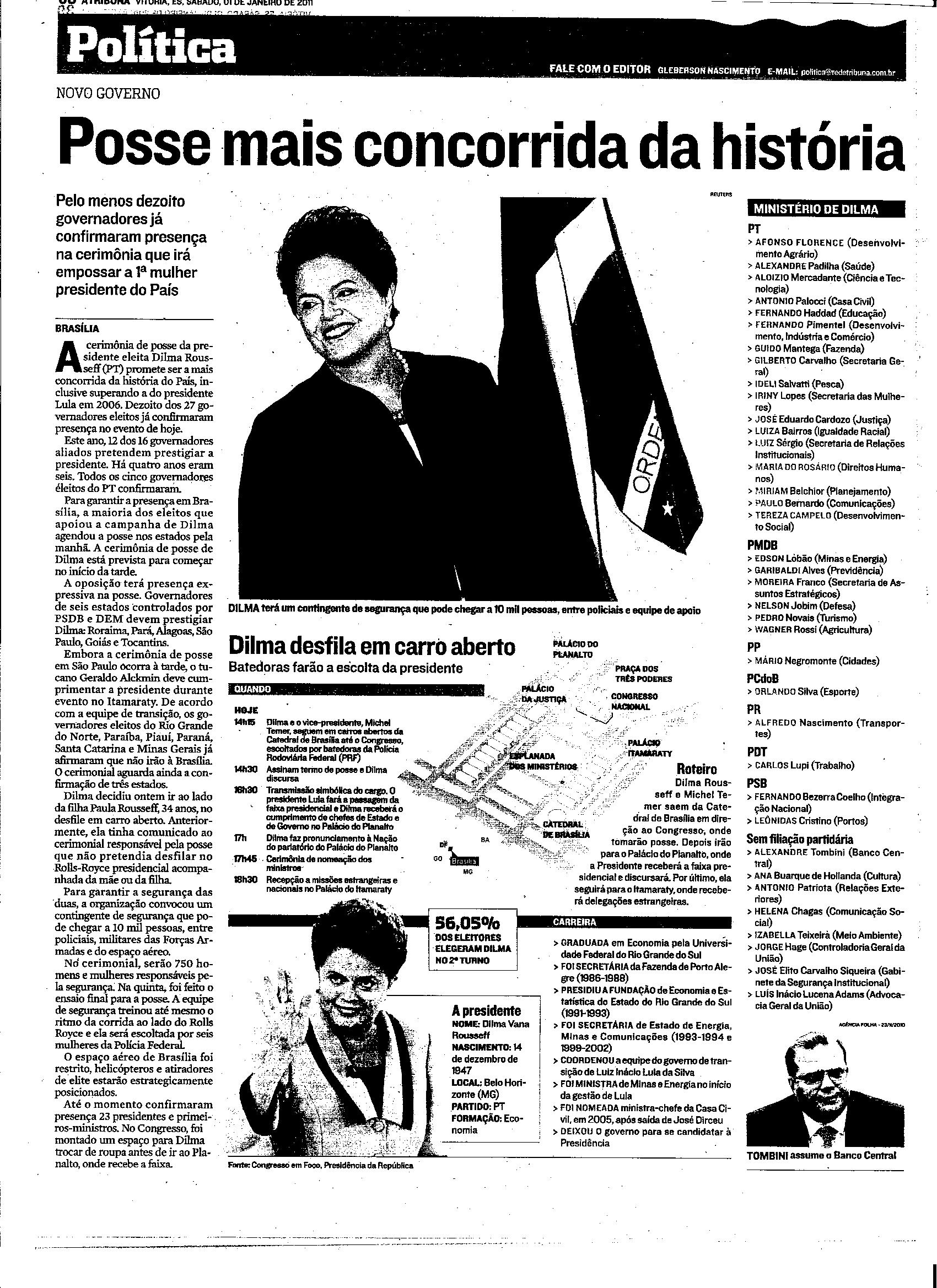 Posse mais concorrida da história